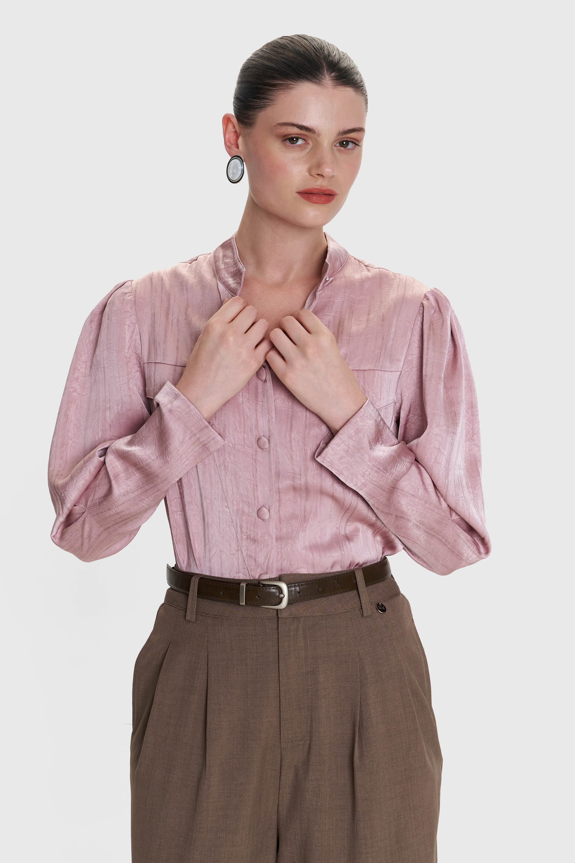 Πουκάμισο με γιακά μάο - Σάπιο Μήλο