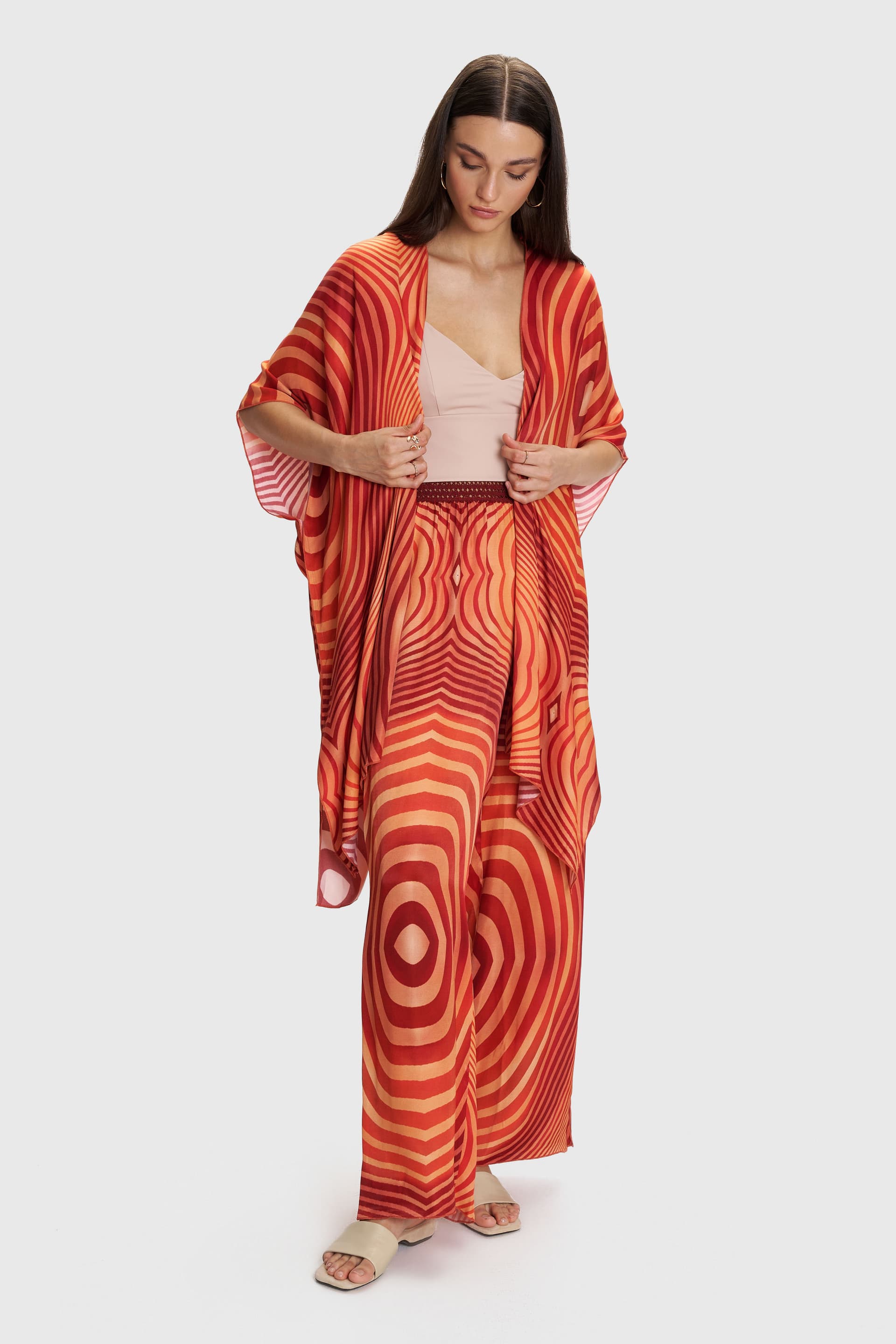 Κιμονό εμπριμέ - Πολύχρωμο