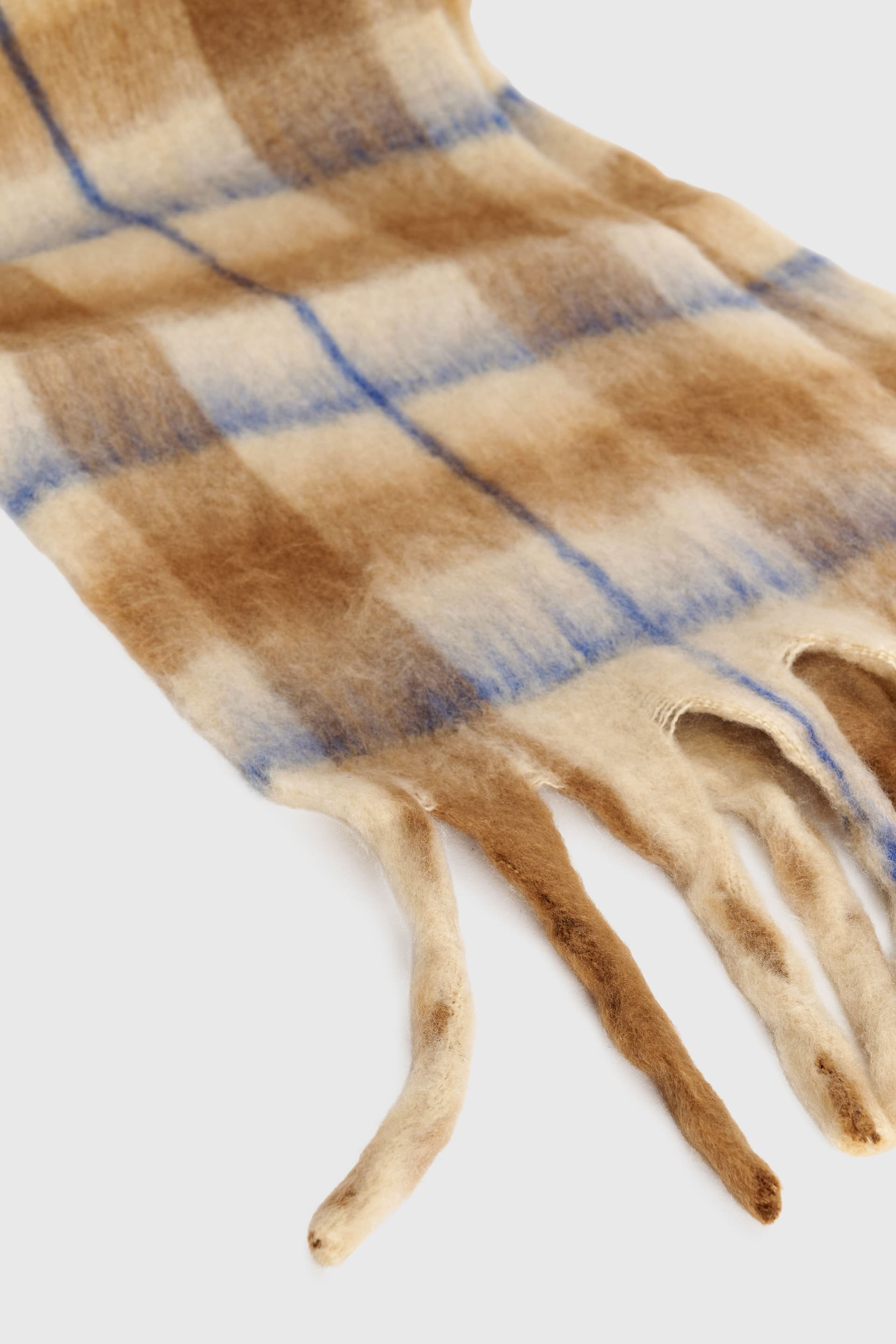 Κασκόλ εμπριμέ με κρόσια - Πολύχρωμο