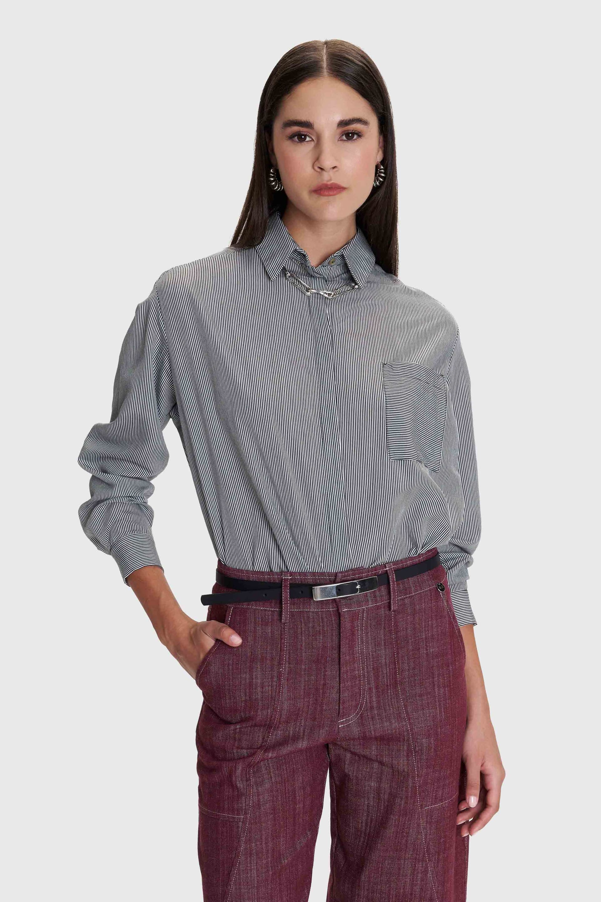 Ζώνη λεπτή δερμάτινη - Μαύρο