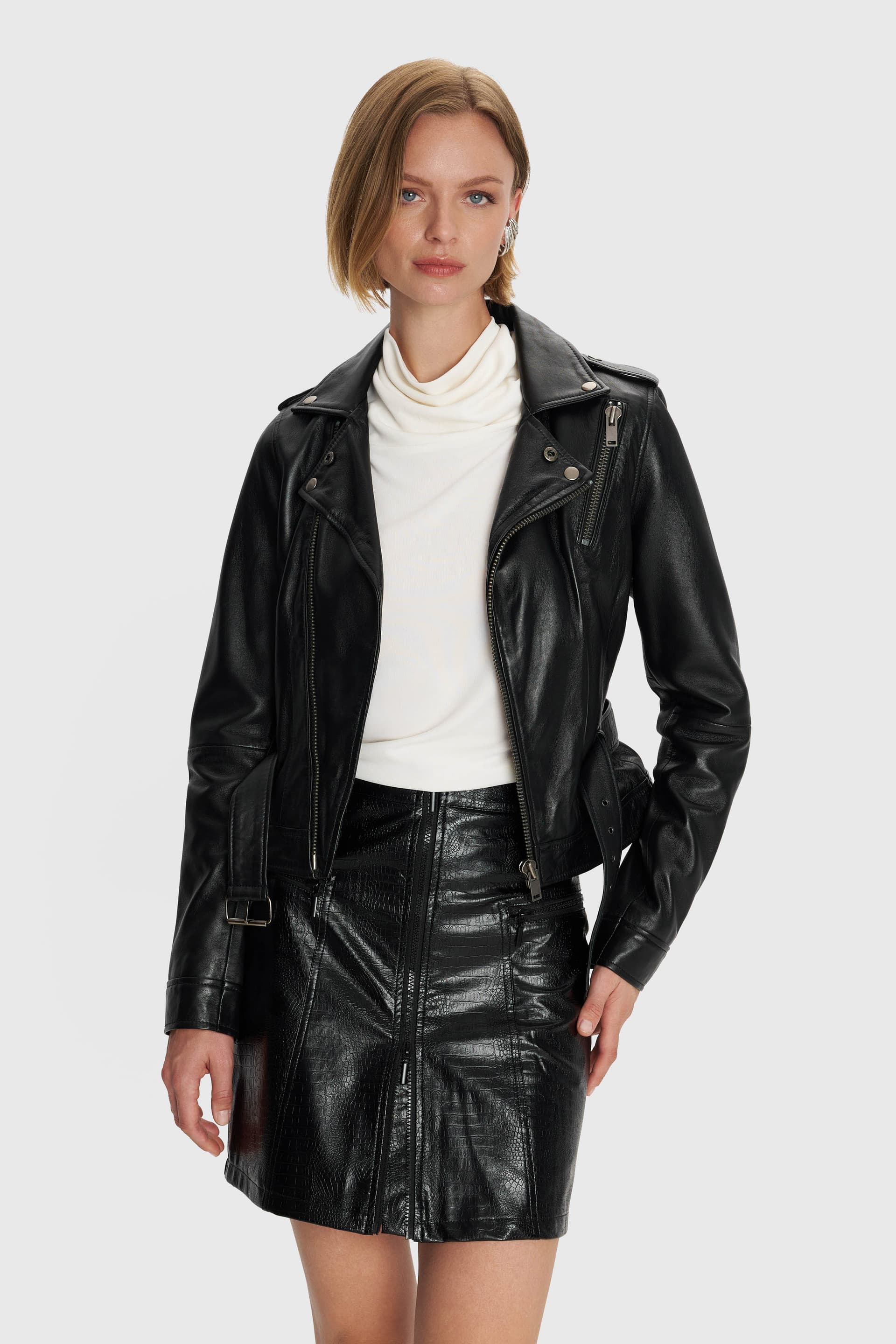 Μπλούζα μακρυμάνικη ζιβάγκο - Λευκό