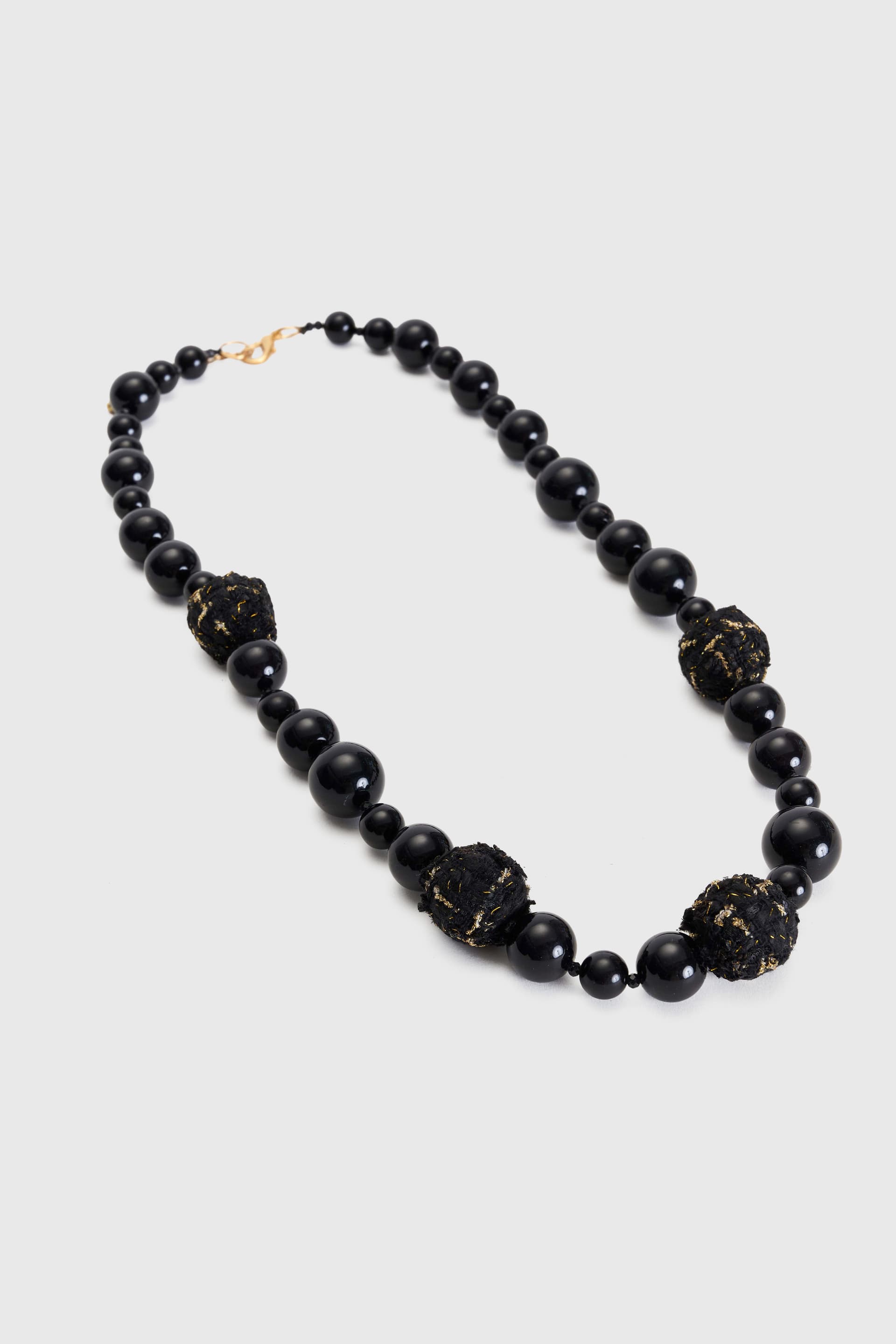 Κολιέ με χάντρες - Μαύρο