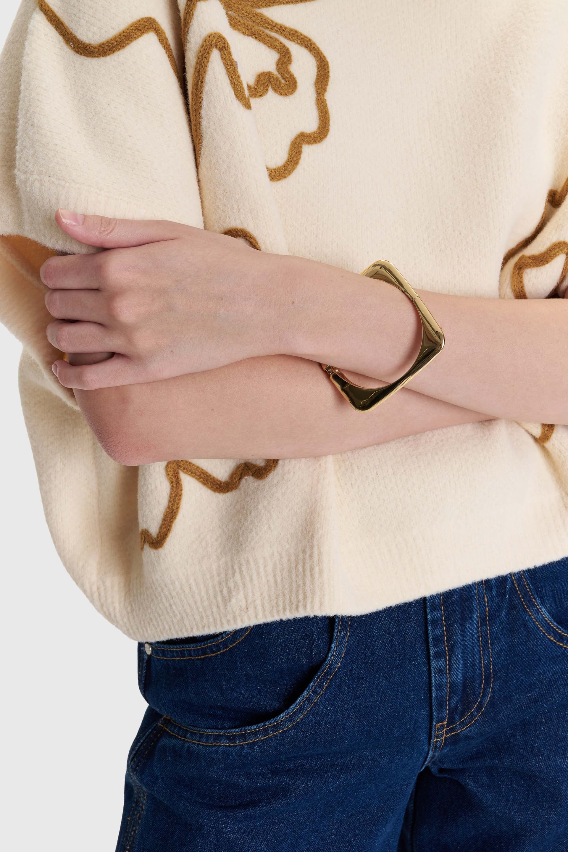 Βραχιόλι μεταλλικό - Χρυσό