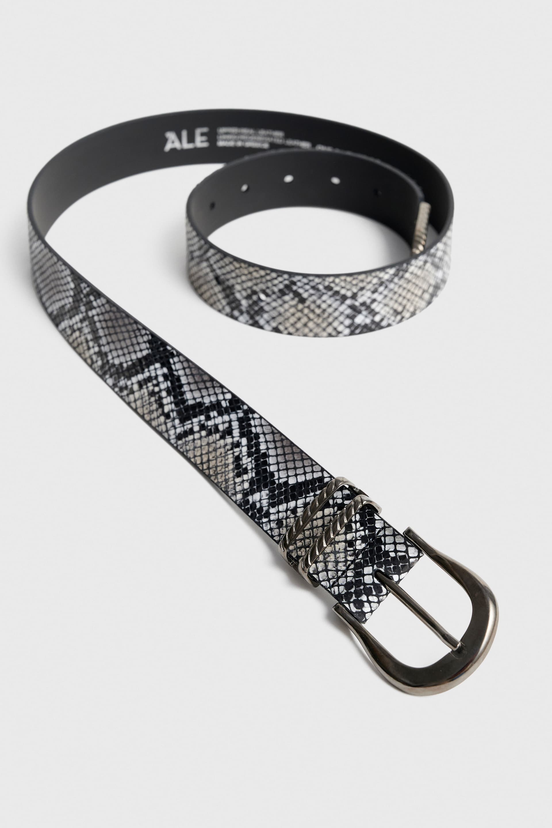 Ζώνη δερμάτινη snake - Πολύχρωμο