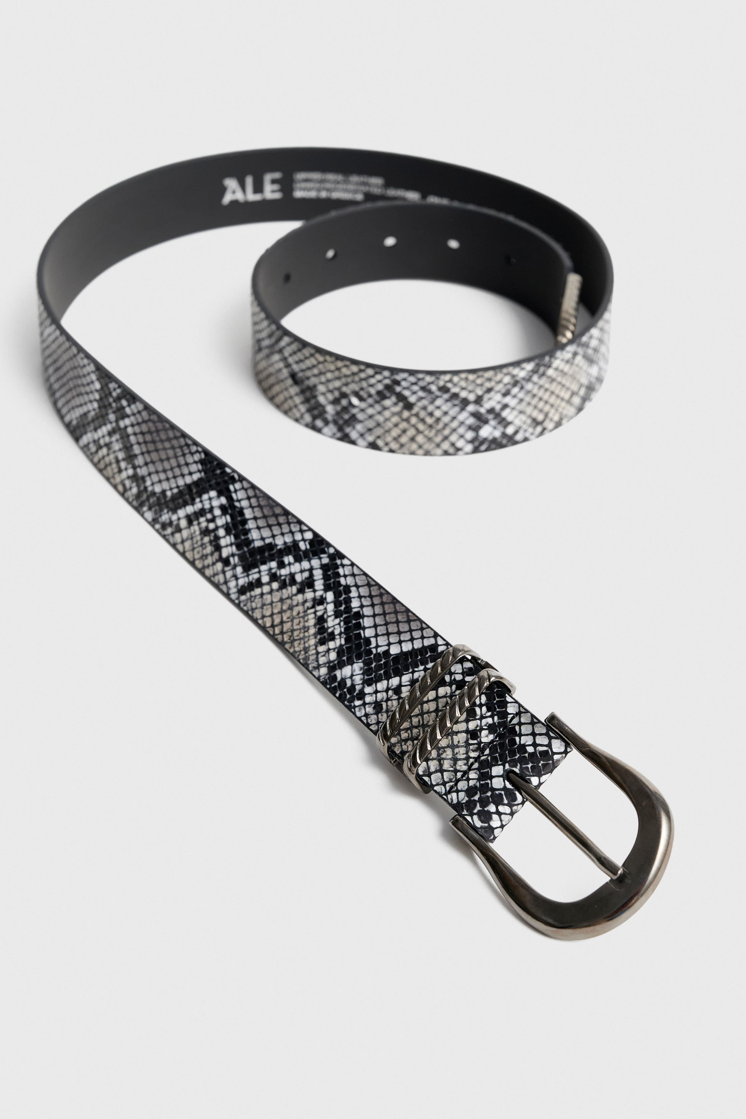 Ζώνη δερμάτινη snake - Πολύχρωμο