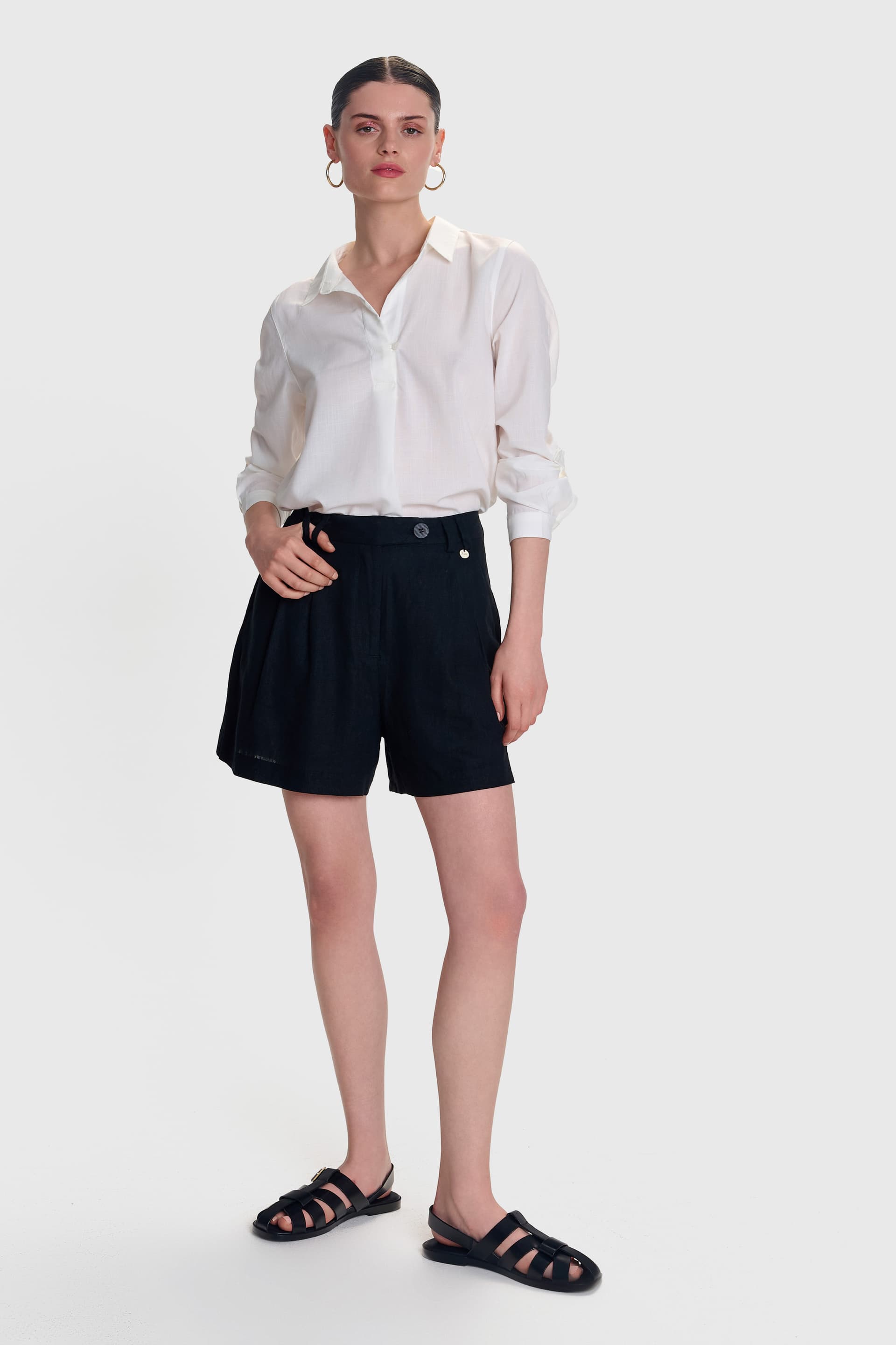 Τουνίκ μακρυμάνικη - Λευκό