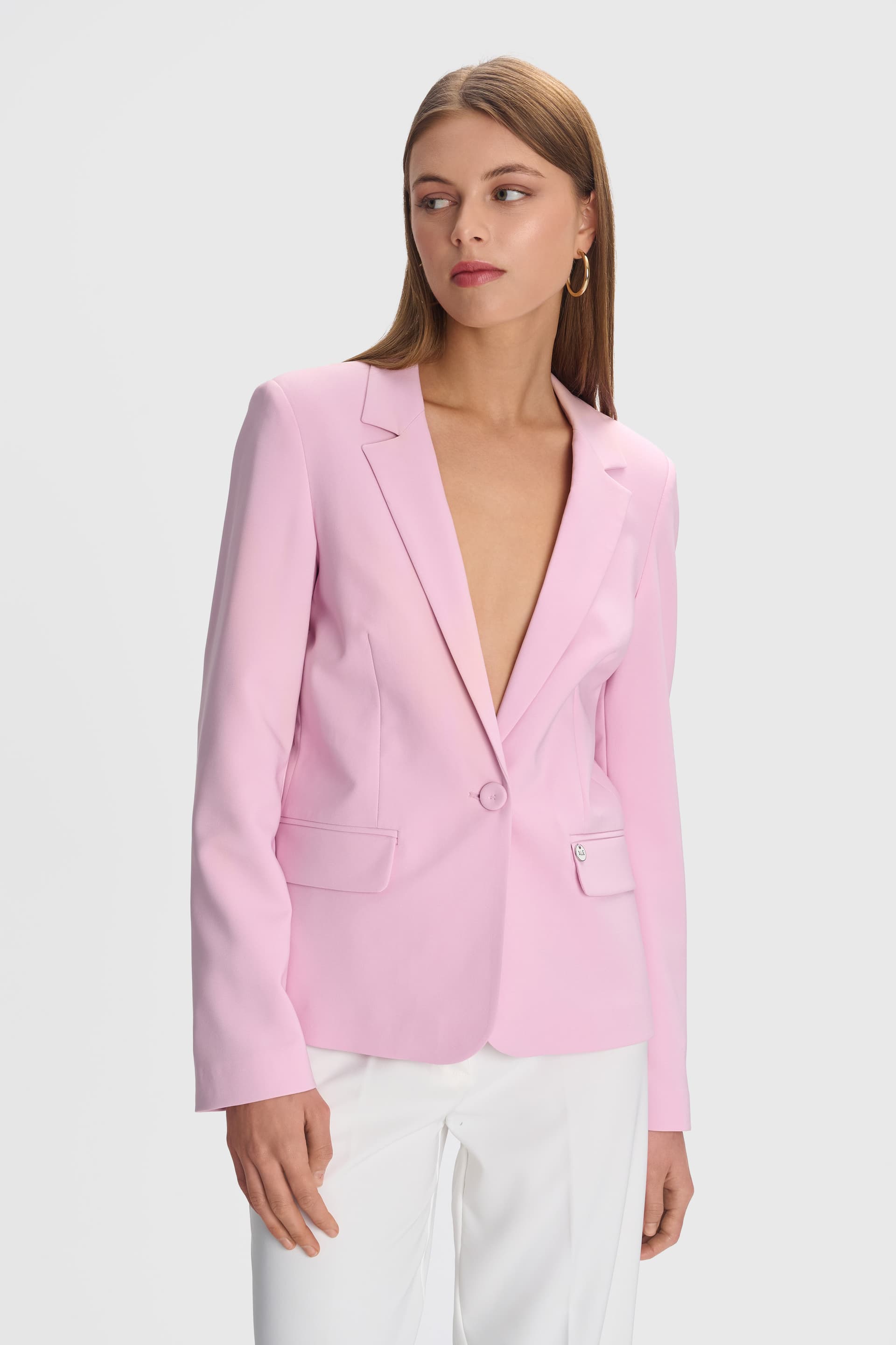 Σακάκι formal μονόκουμπο - Ροζ