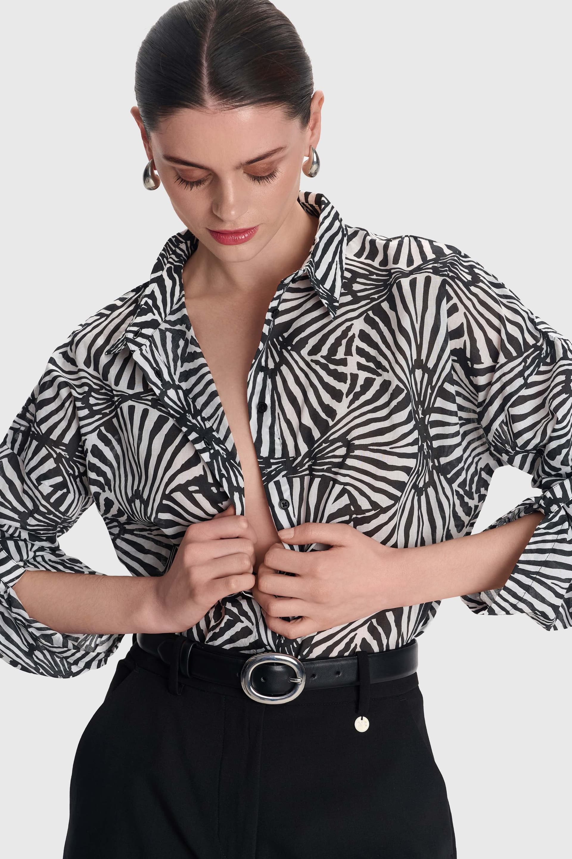 Πουκάμισο μακρύ εμπριμέ - Πολύχρωμο