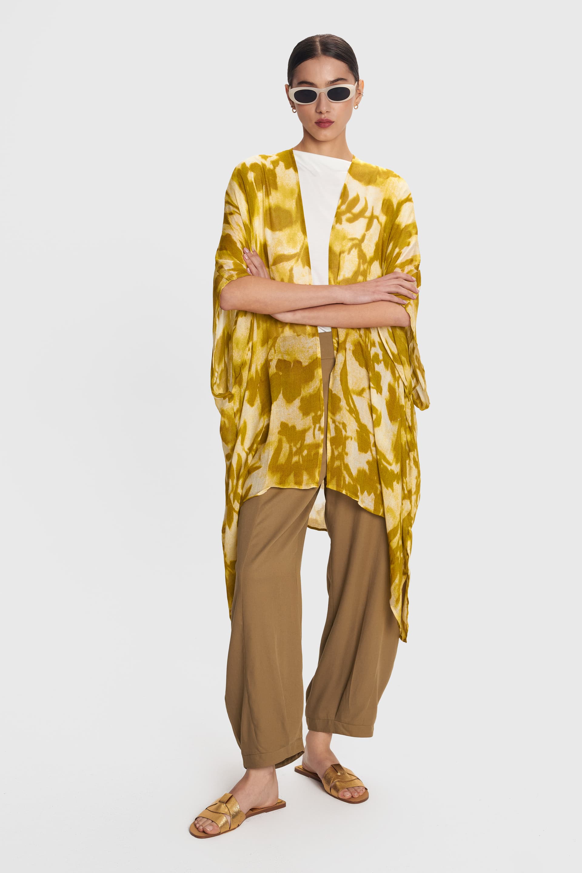 Κιμονό εμπριμέ - Πολύχρωμο