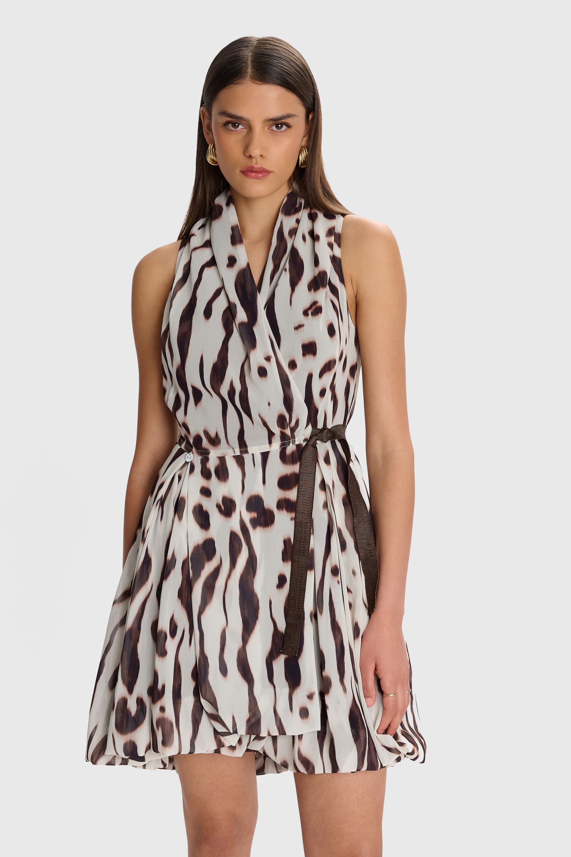 Φόρεμα μίνι εμπριμέ - Πολύχρωμο