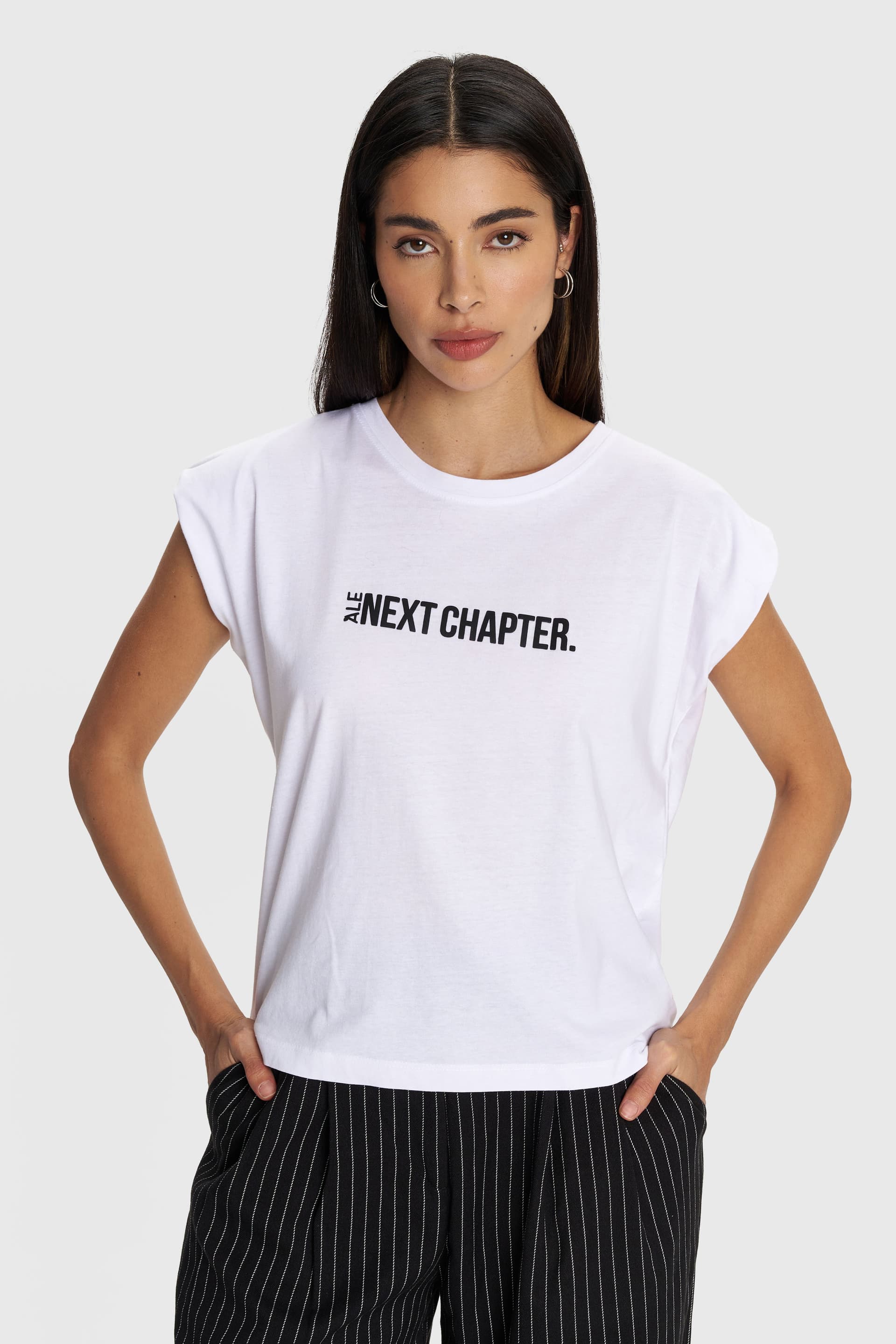 T-shirt με στάμπα - Λευκό