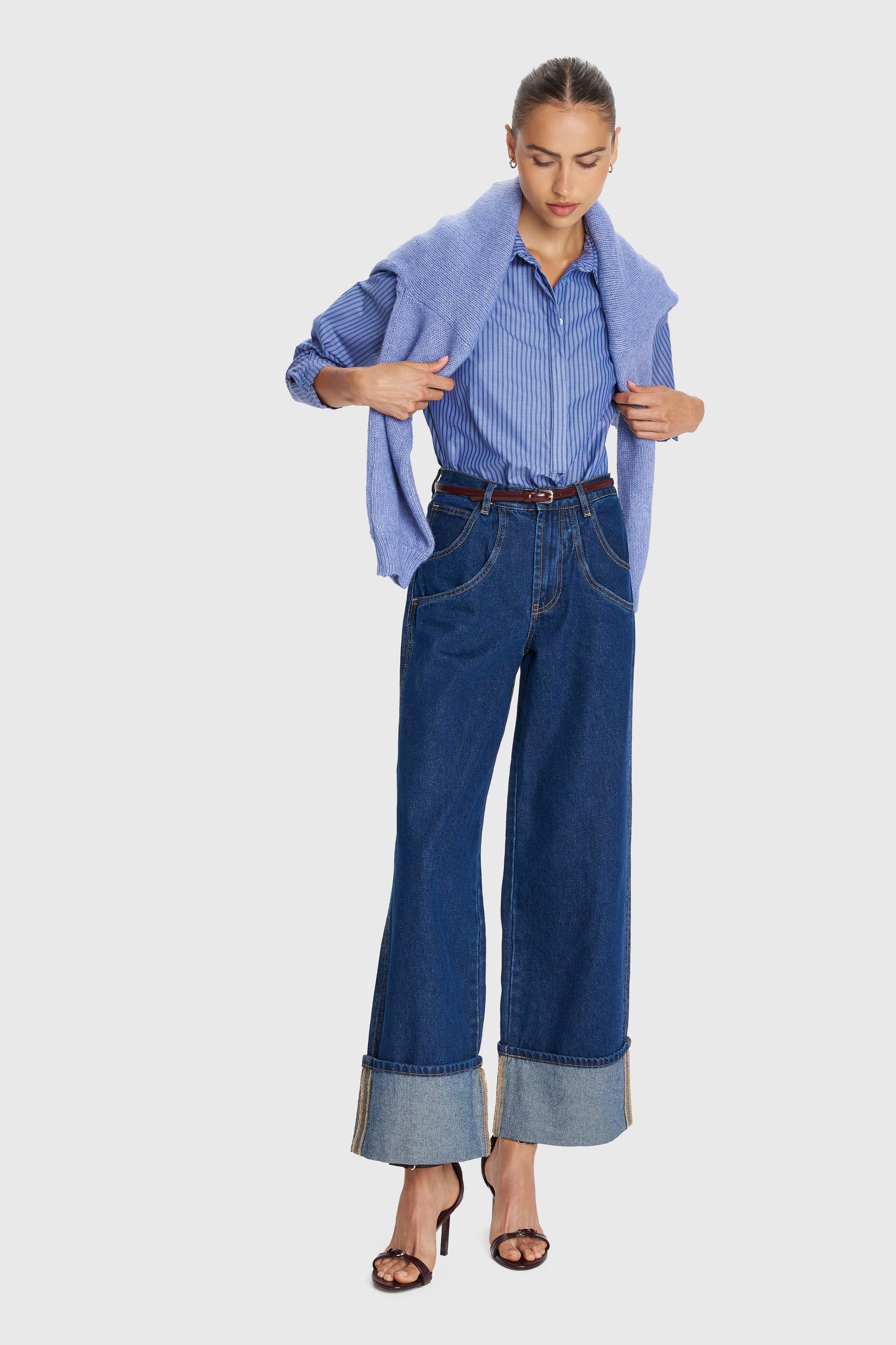 Τζιν παντελόνι relaxed fit - Μπλε