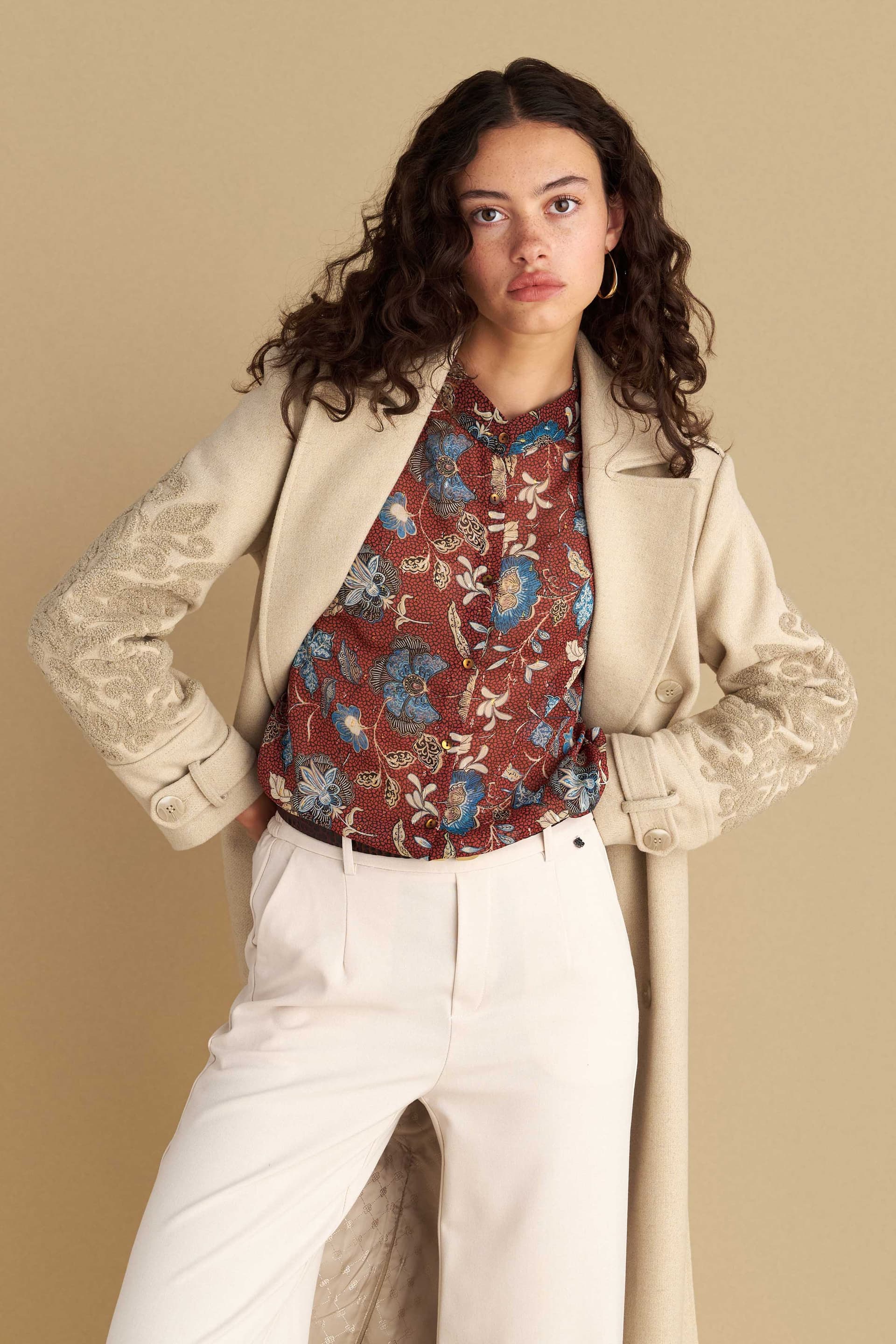 Πουκάμισο με φλοράλ σχέδιο - Πολύχρωμο