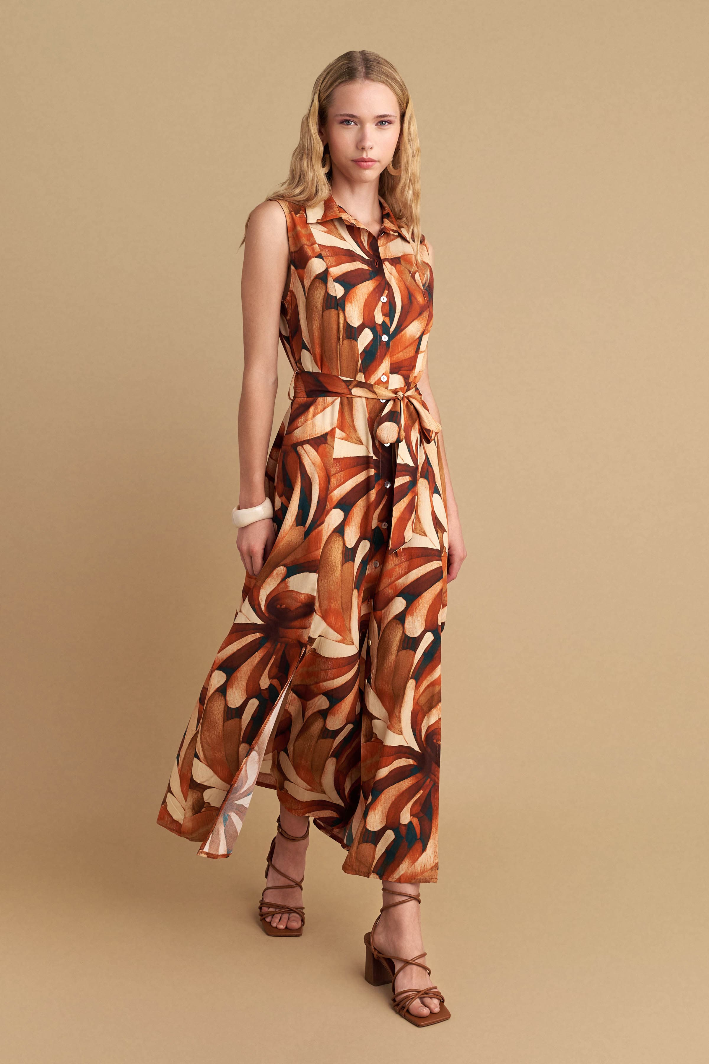 Φόρεμα μακρύ εμπριμέ - Πολύχρωμο