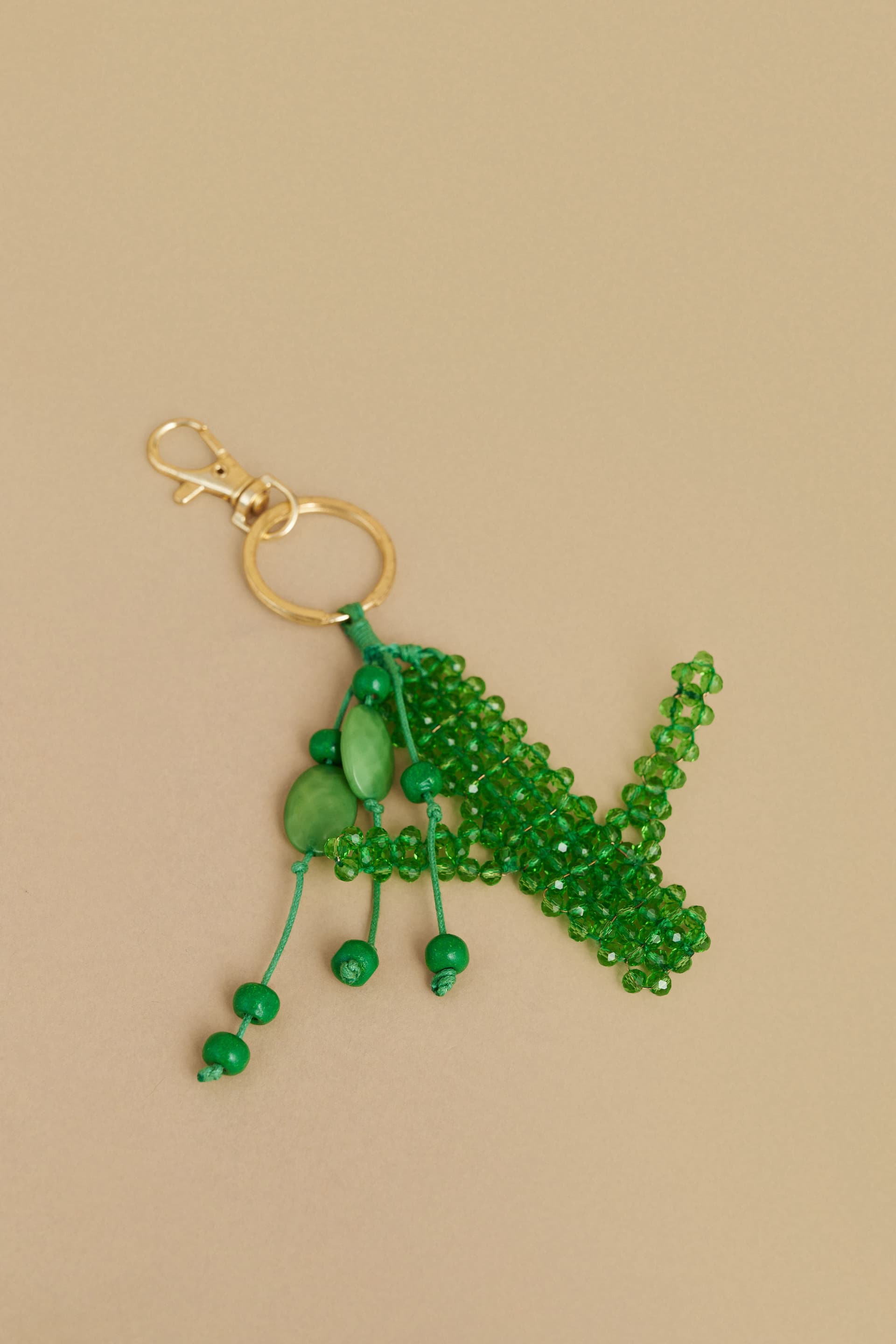 Μπρελόκ με συνδυασμό υλικών - Πράσινο