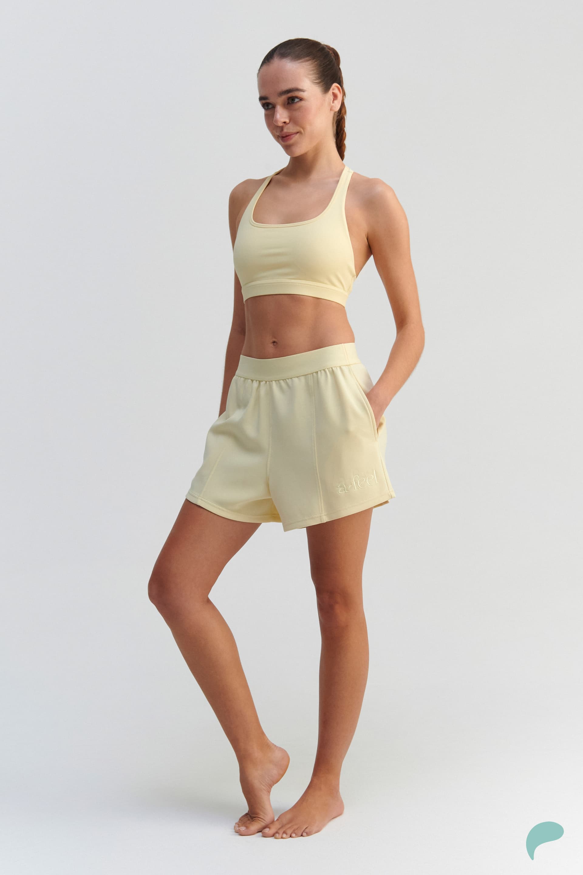 Σορτς loose fit - YELLOW