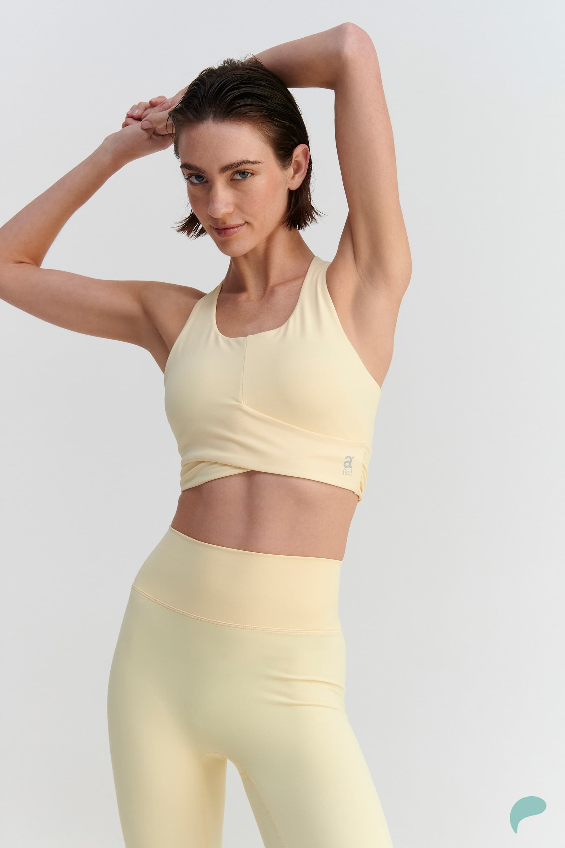 Μπουστάκι με άνοιγμα στην πλάτη - YELLOW