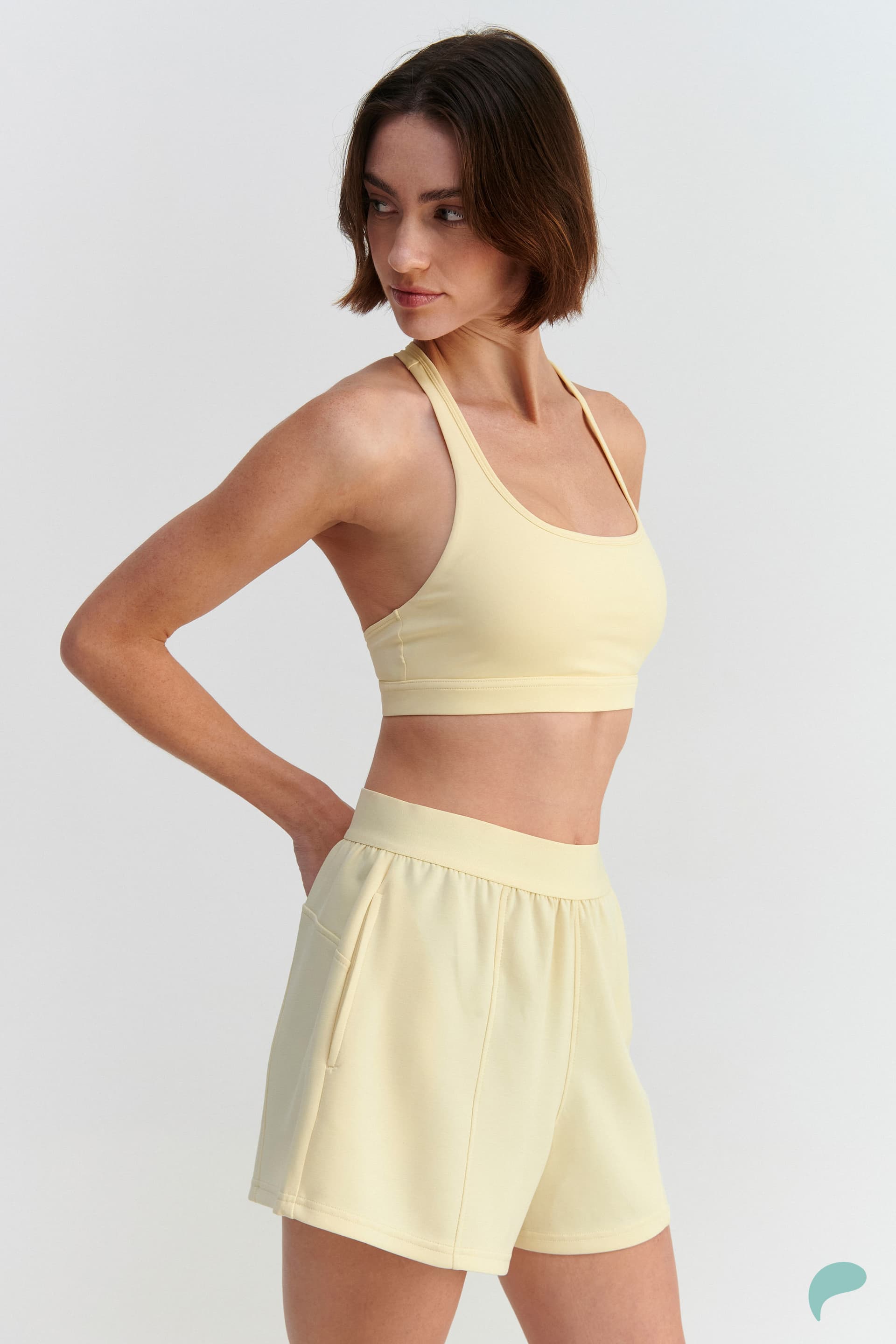 Μπουστάκι racerback - YELLOW