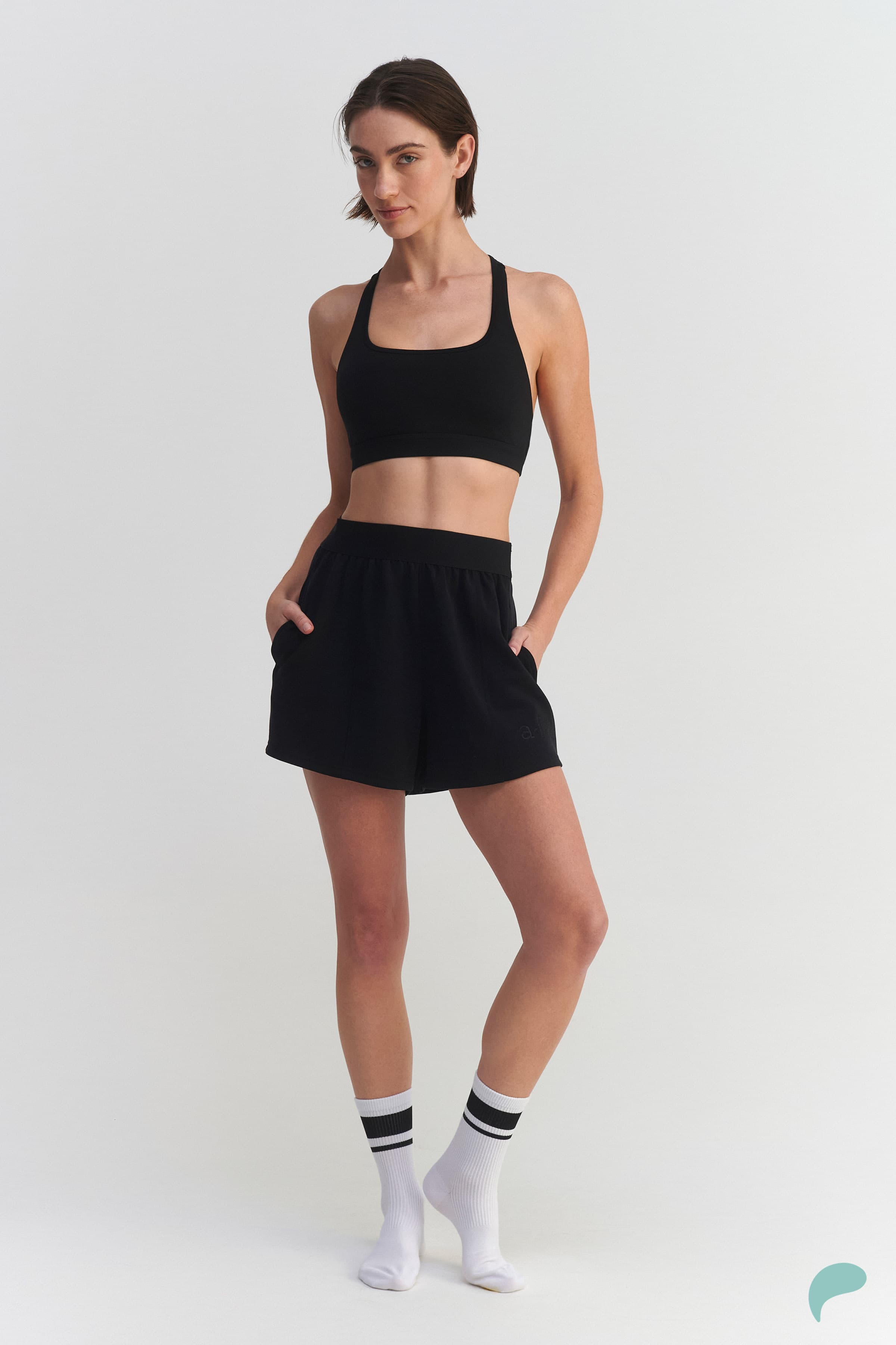 Σορτς loose fit - Μαύρο