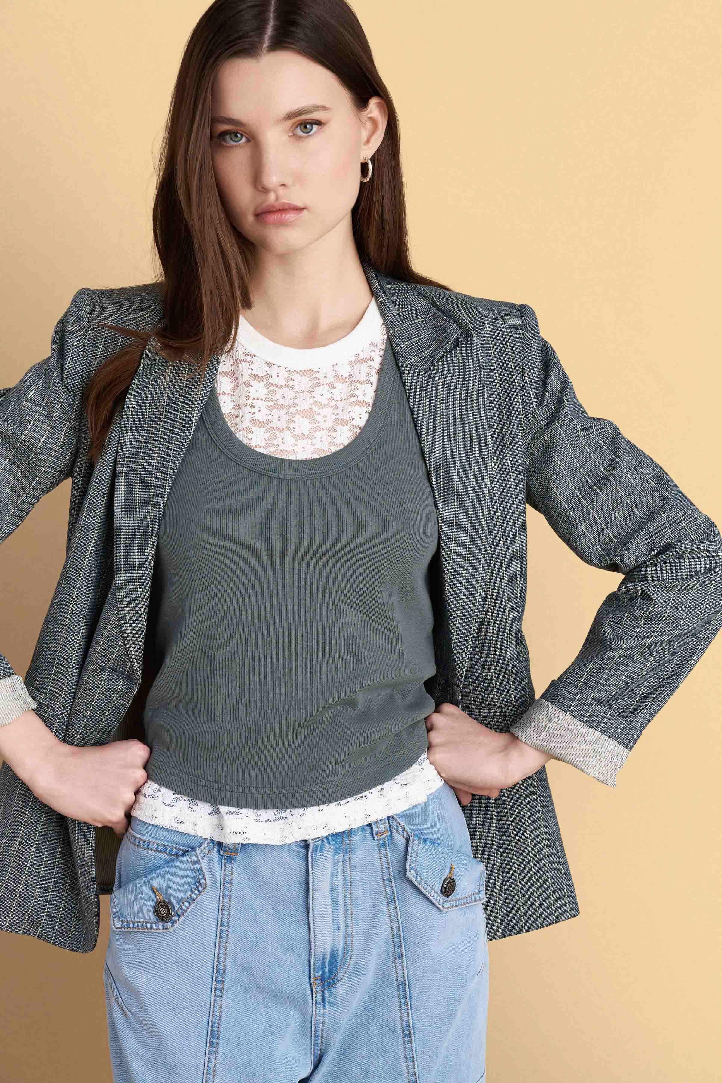 Μπλούζα σετ 2 τεμαχίων - TEAL