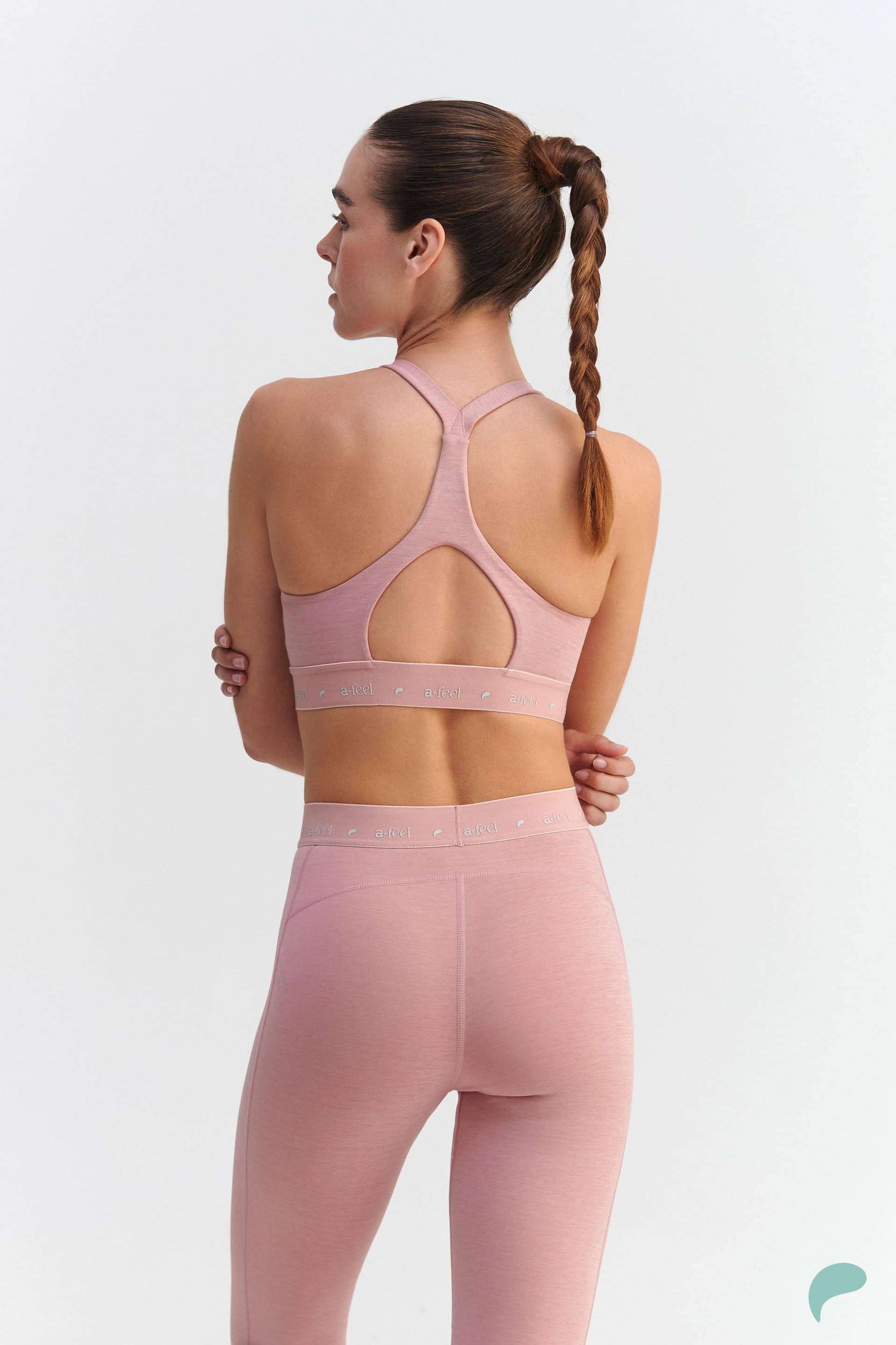 Μπουστάκι με cup και λάστιχο - Ροζ