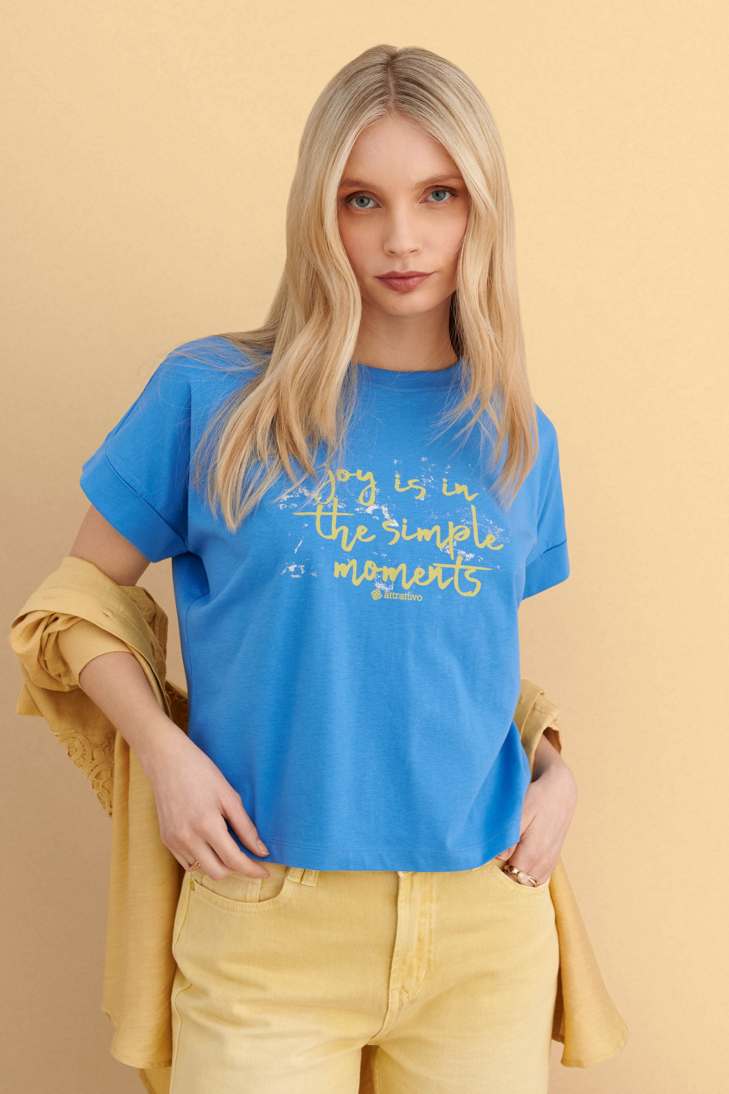 Μπλούζα με τύπωμα - Μπλε