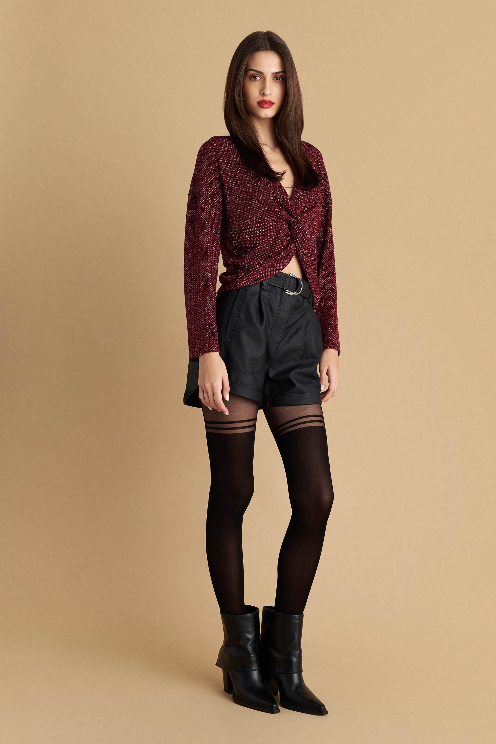 Καλσόν με σχέδιο ρίγες - Πολύχρωμο