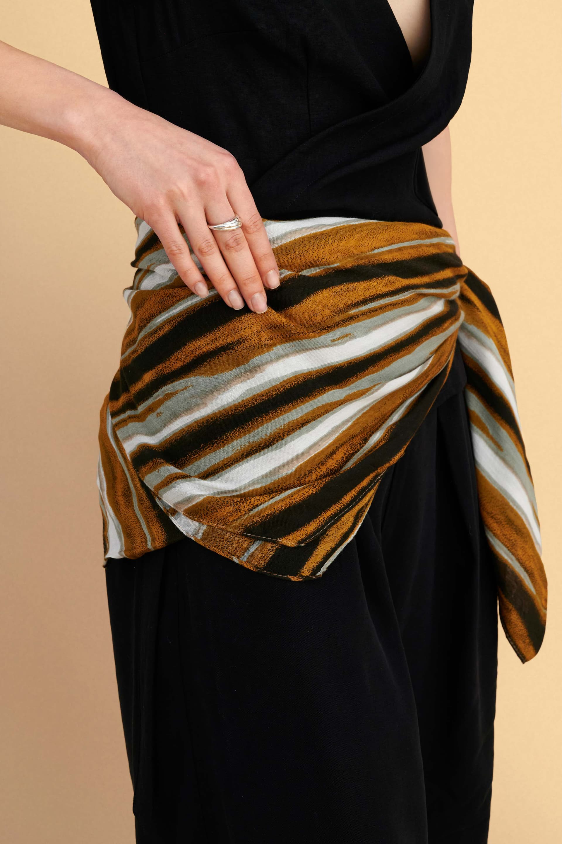 Εσάρπα με εμπριμέ σχέδιο - Πολύχρωμο