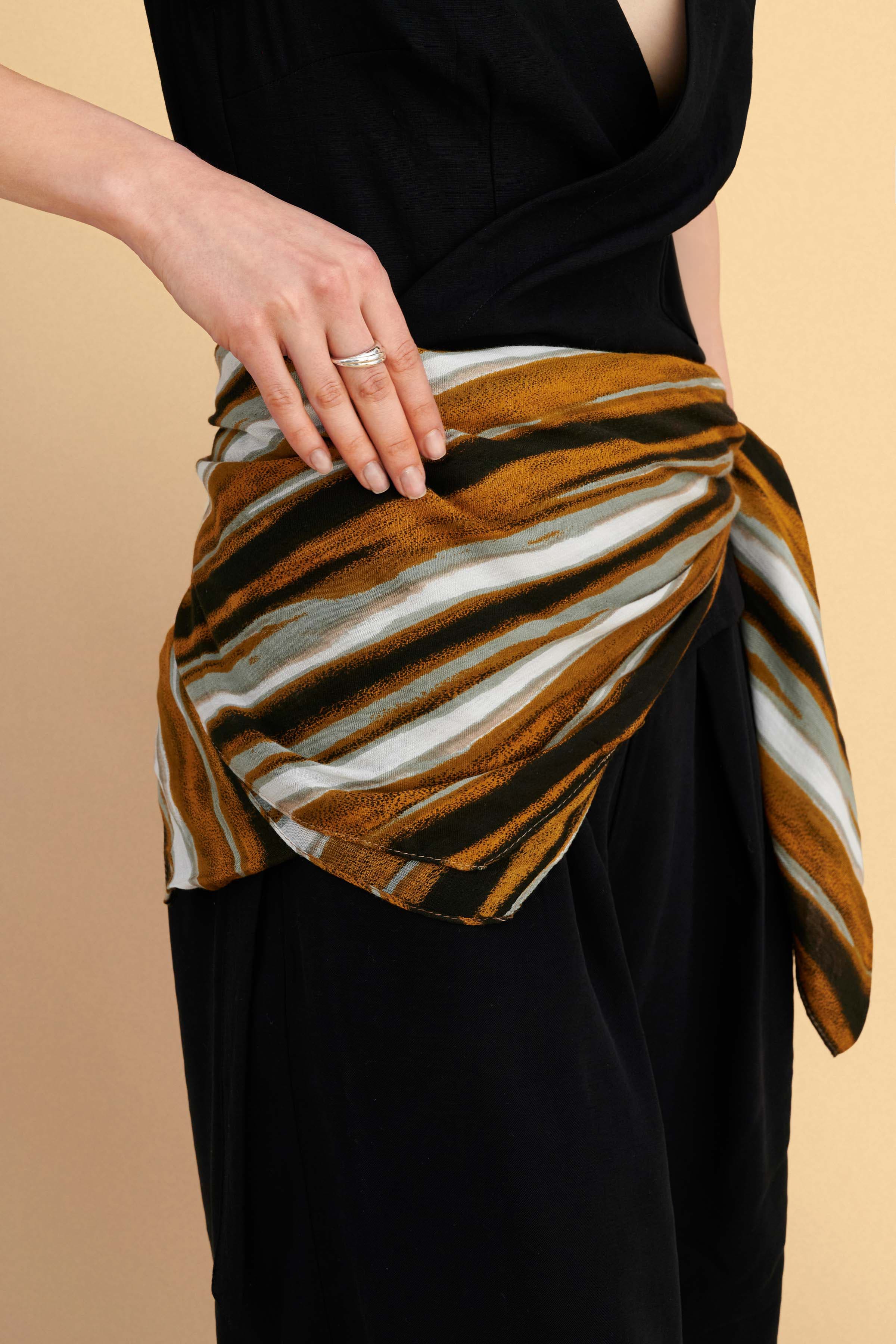 Εσάρπα με εμπριμέ σχέδιο - Πολύχρωμο