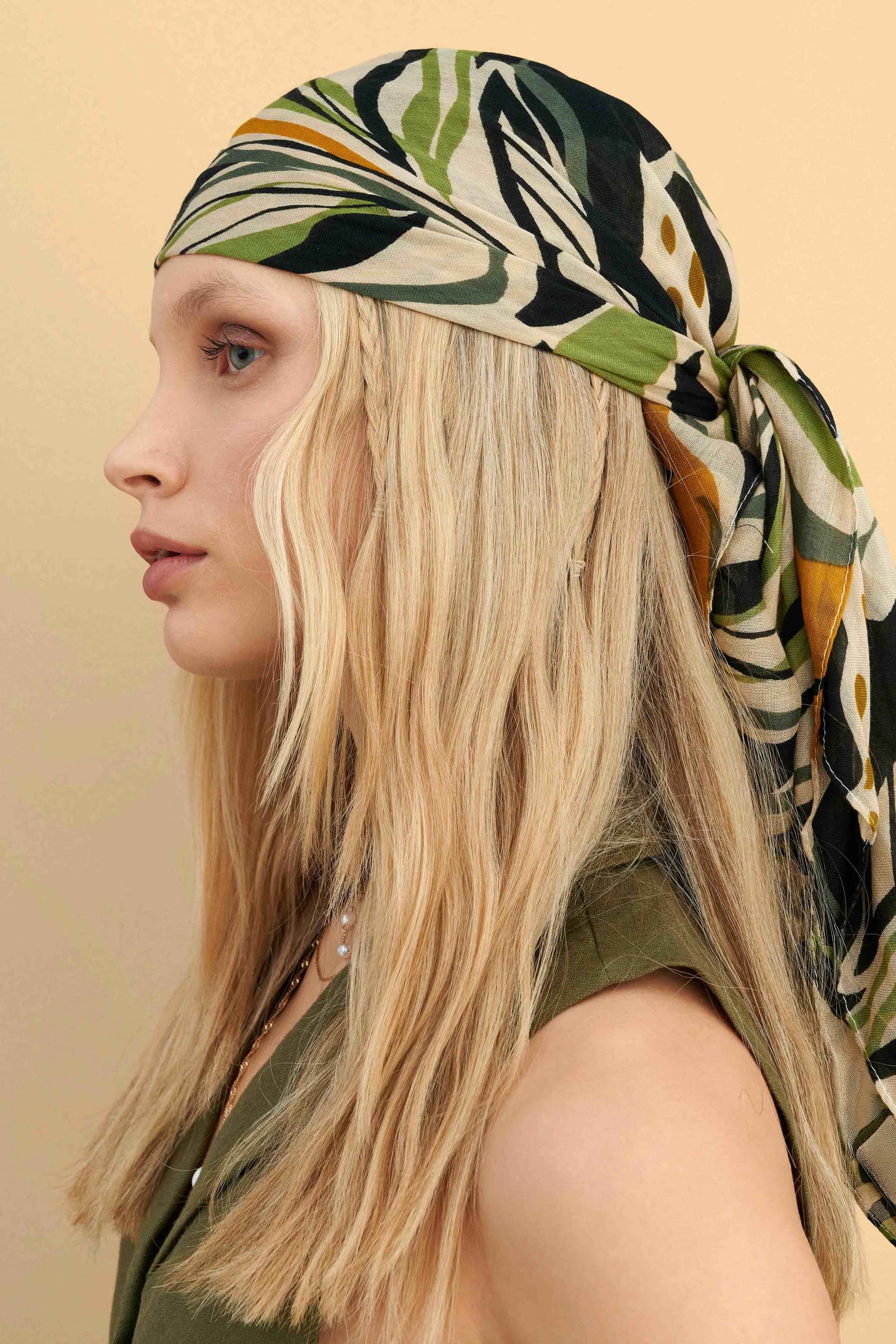 Εμπριμέ εσάρπα - Πολύχρωμο