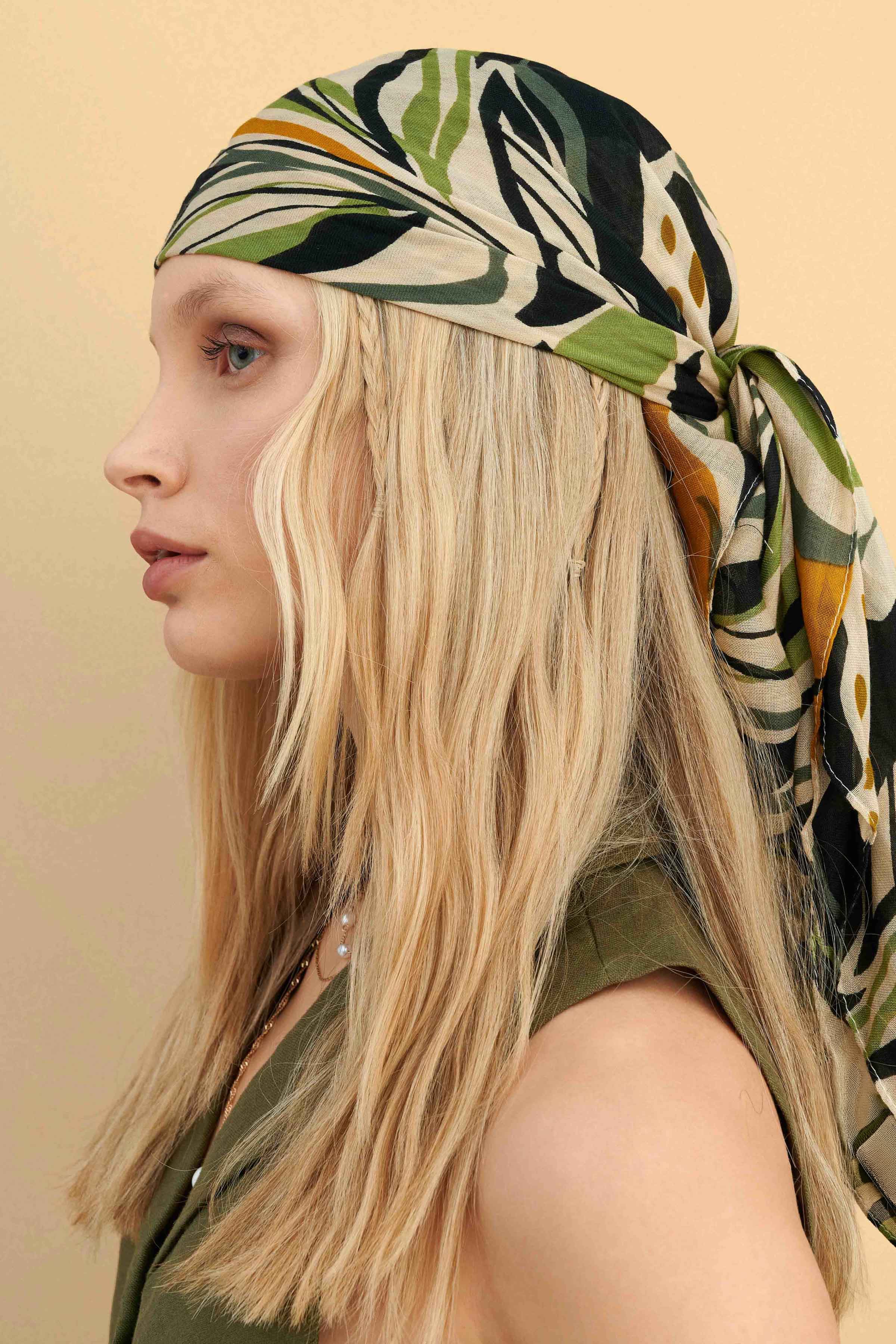 Εμπριμέ εσάρπα - Πολύχρωμο