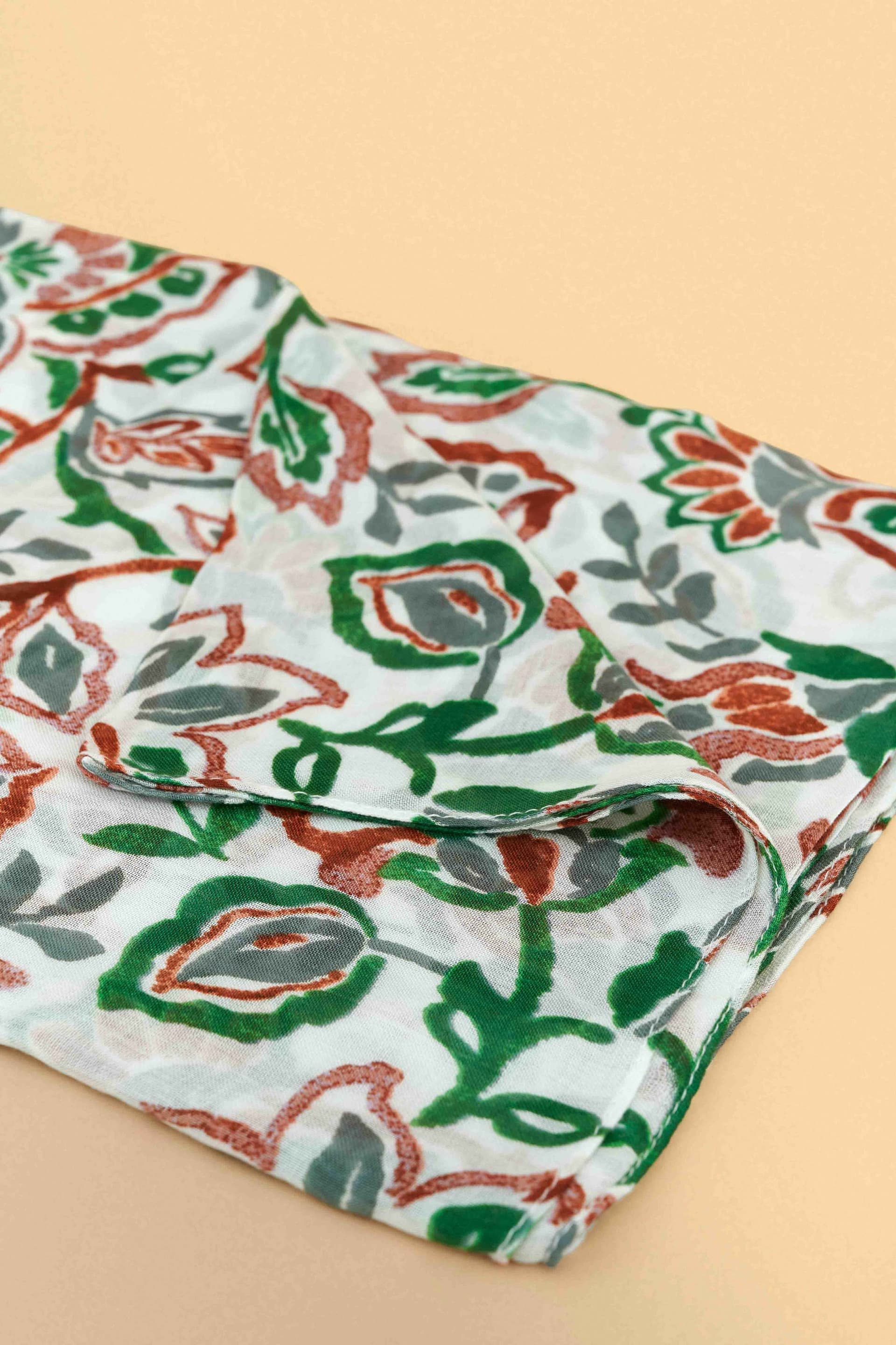 Φλοράλ εσάρπα - Πολύχρωμο