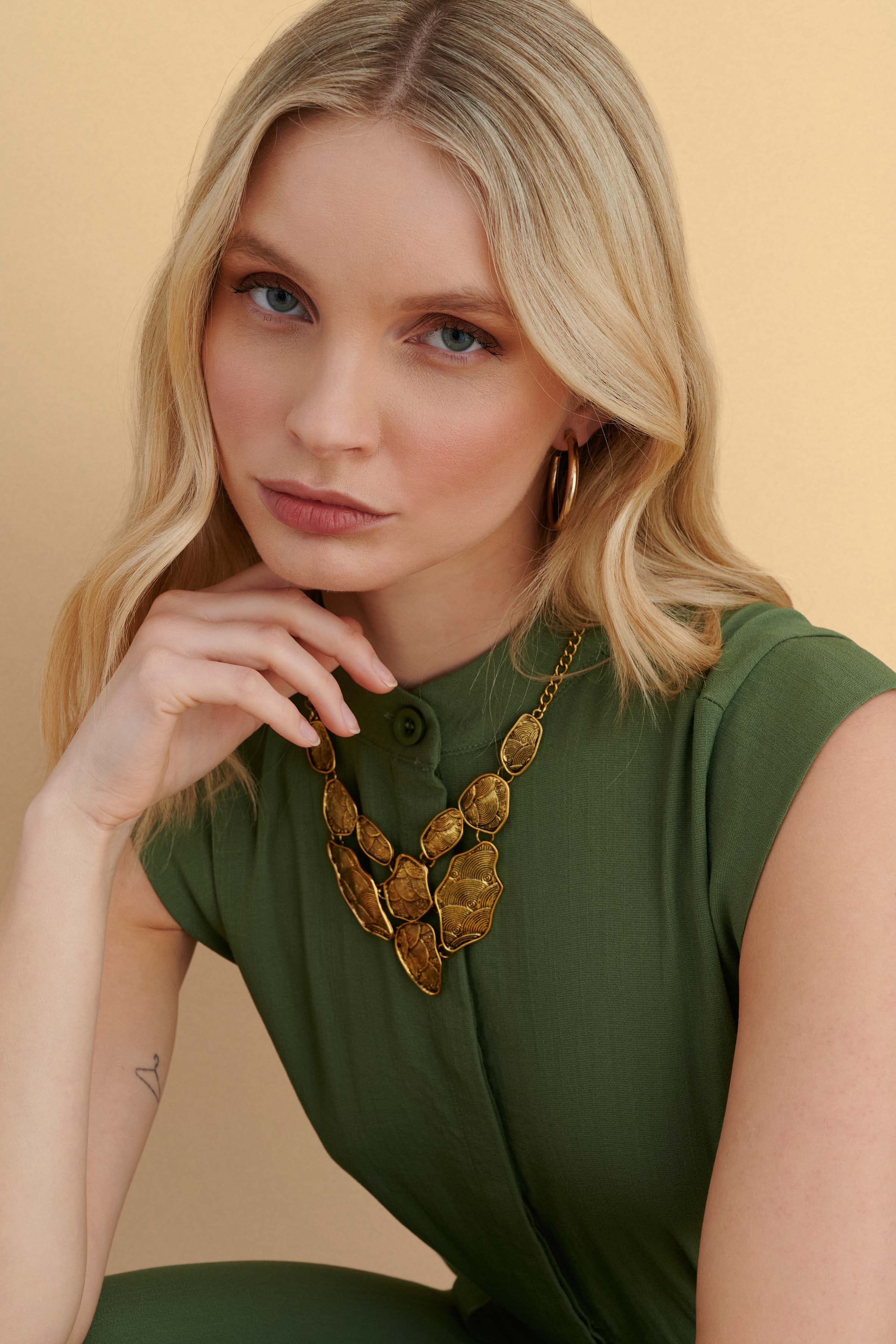 Κολιέ boho - Χρυσό