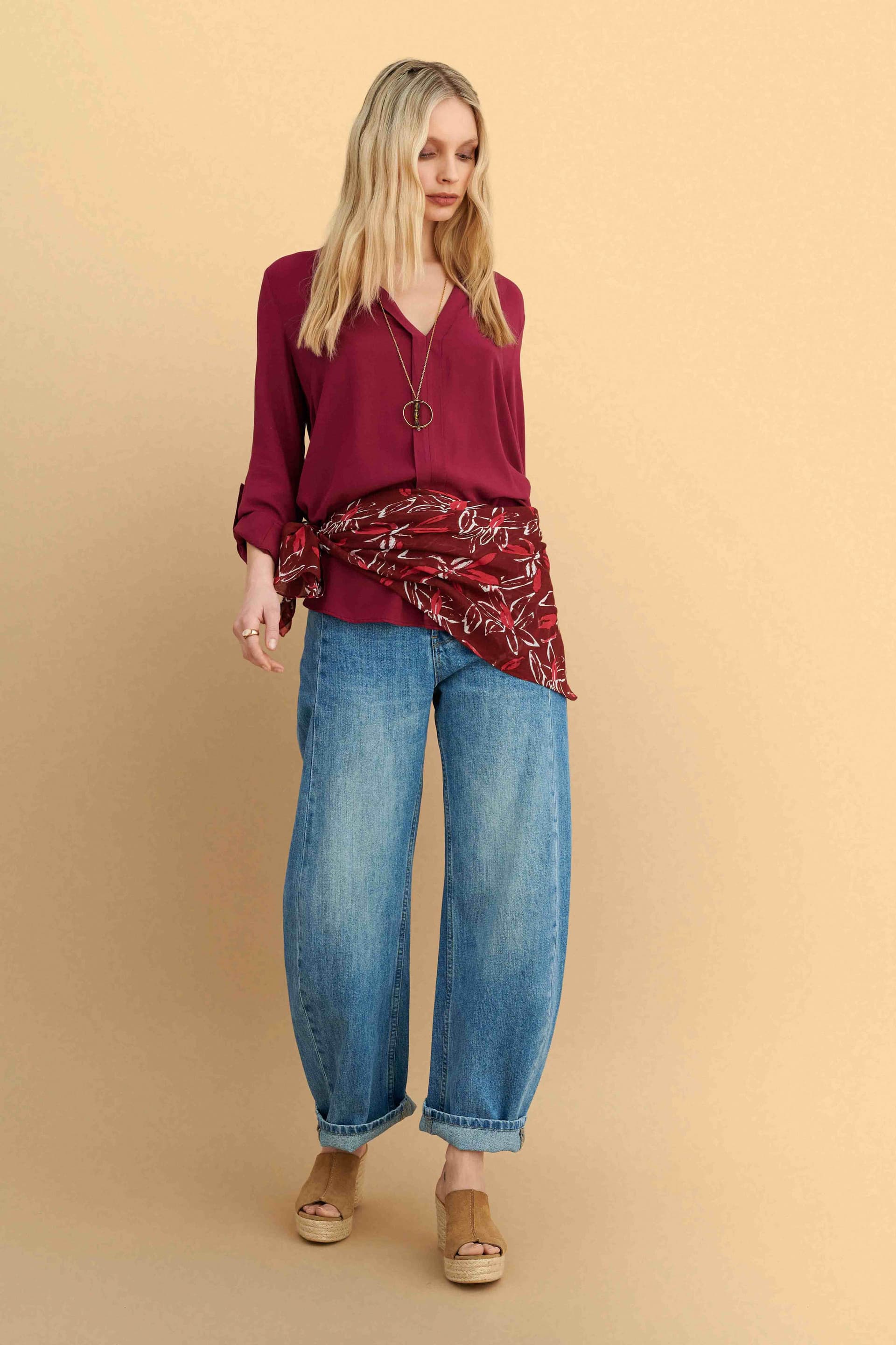 Τουνίκ μονόχρωμη - CHERRY