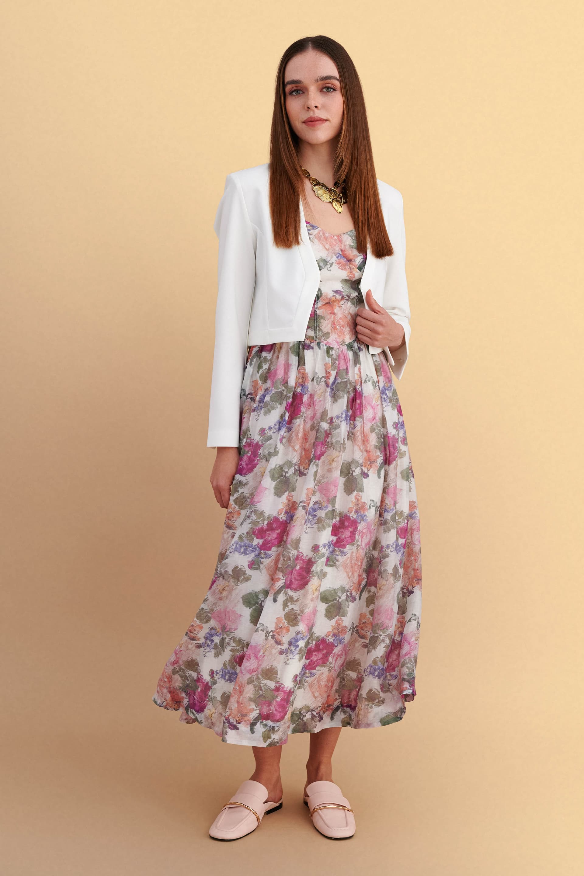 Μπολερό μακρυμάμινο - Λευκό