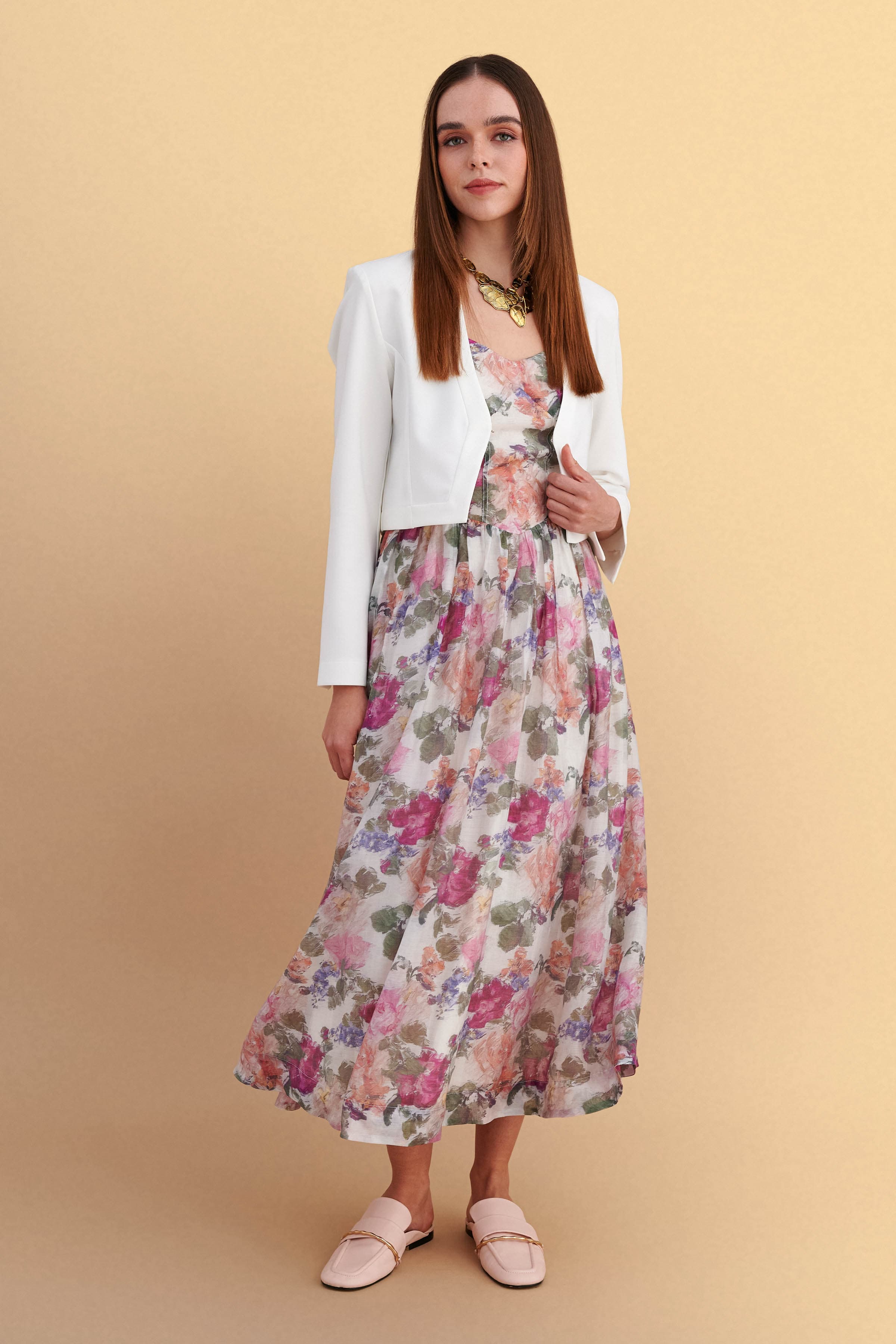 Μπολερό μακρυμάμινο - Λευκό