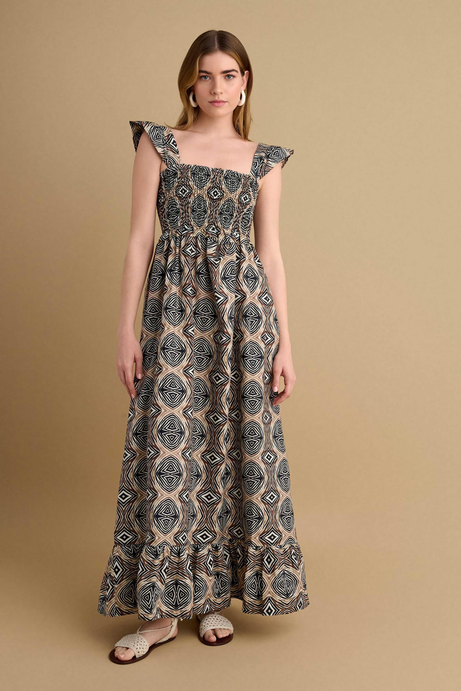 Φόρεμα μακρύ εμπριμέ - Πολύχρωμο