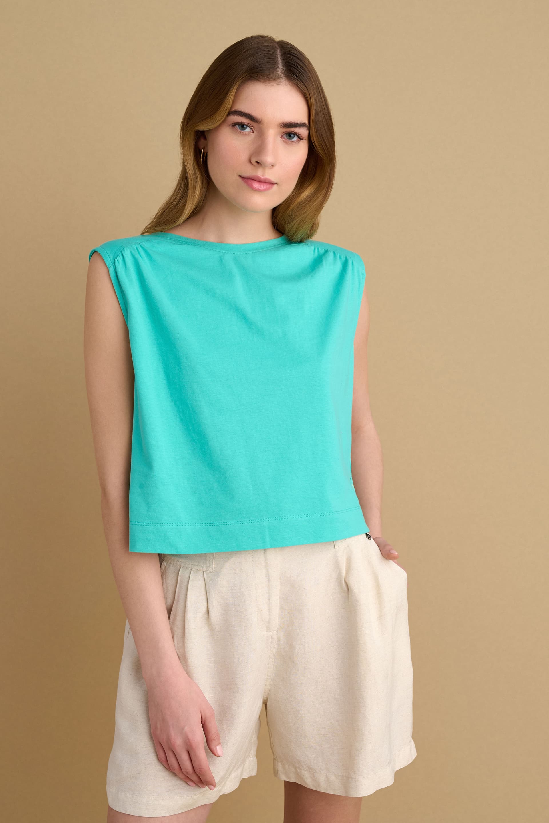 Τοπ με άνοιγμα στη πλάτη - AQUA