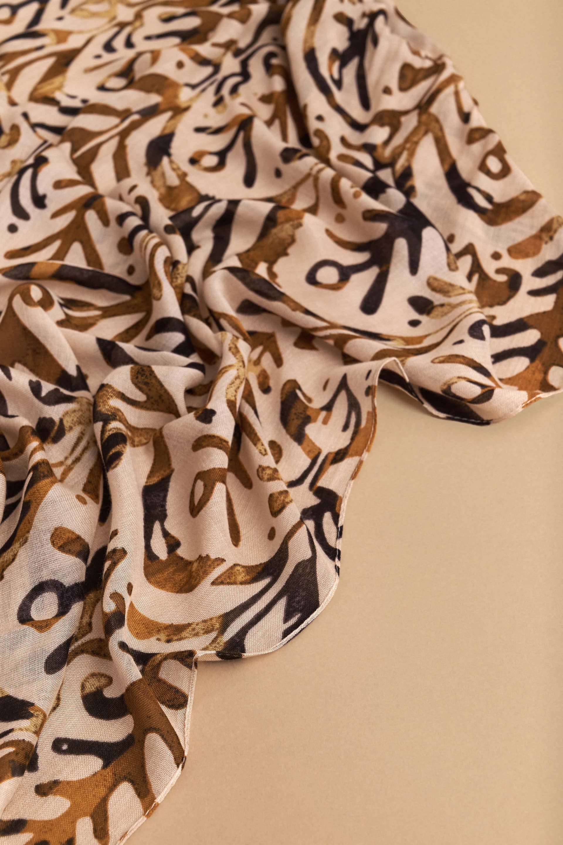 Φουλάρι με έθνικ μοτίβα - Πολύχρωμο