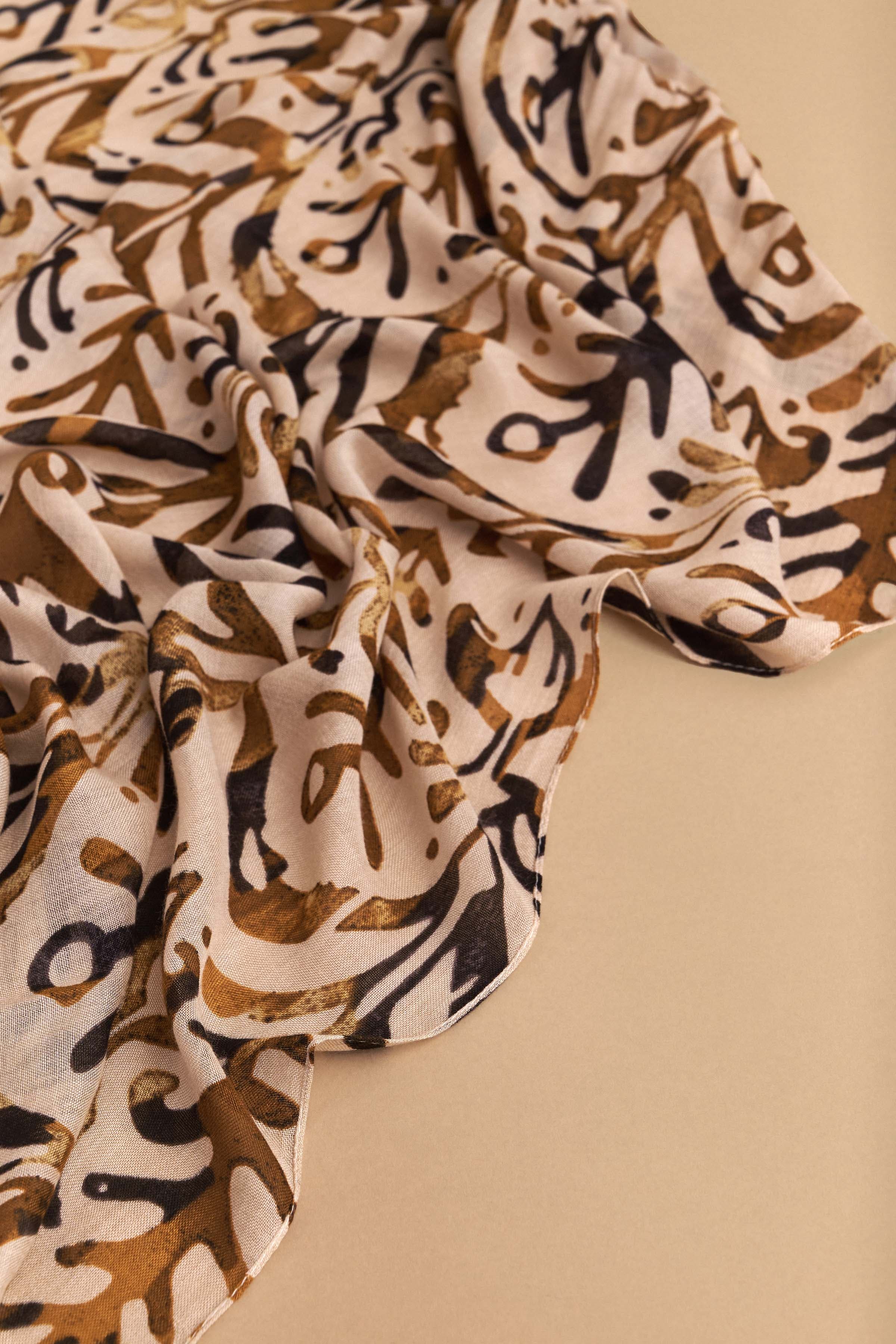 Φουλάρι με έθνικ μοτίβα - Πολύχρωμο