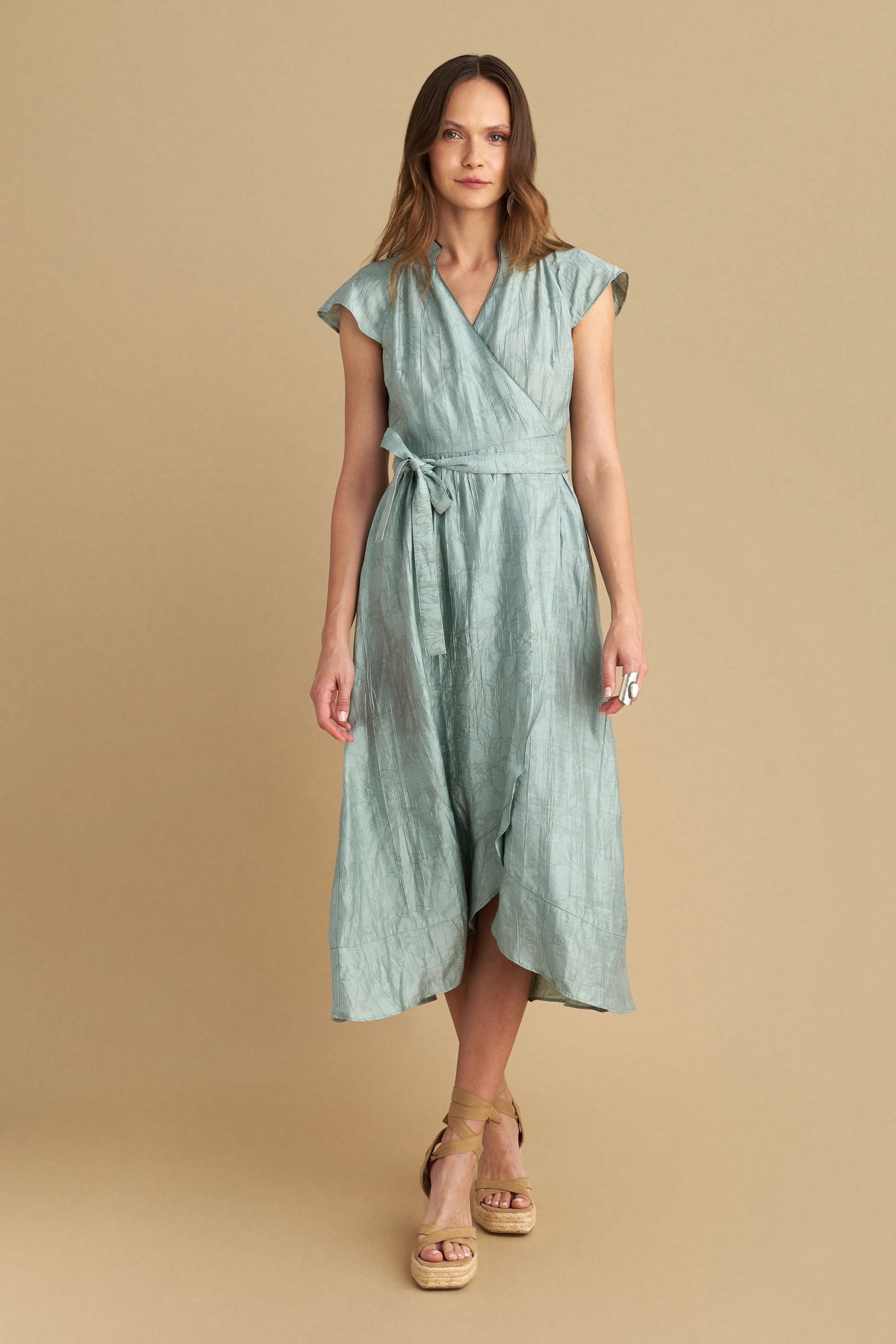 Φόρεμα μίντι κρουαζέ - SOAP