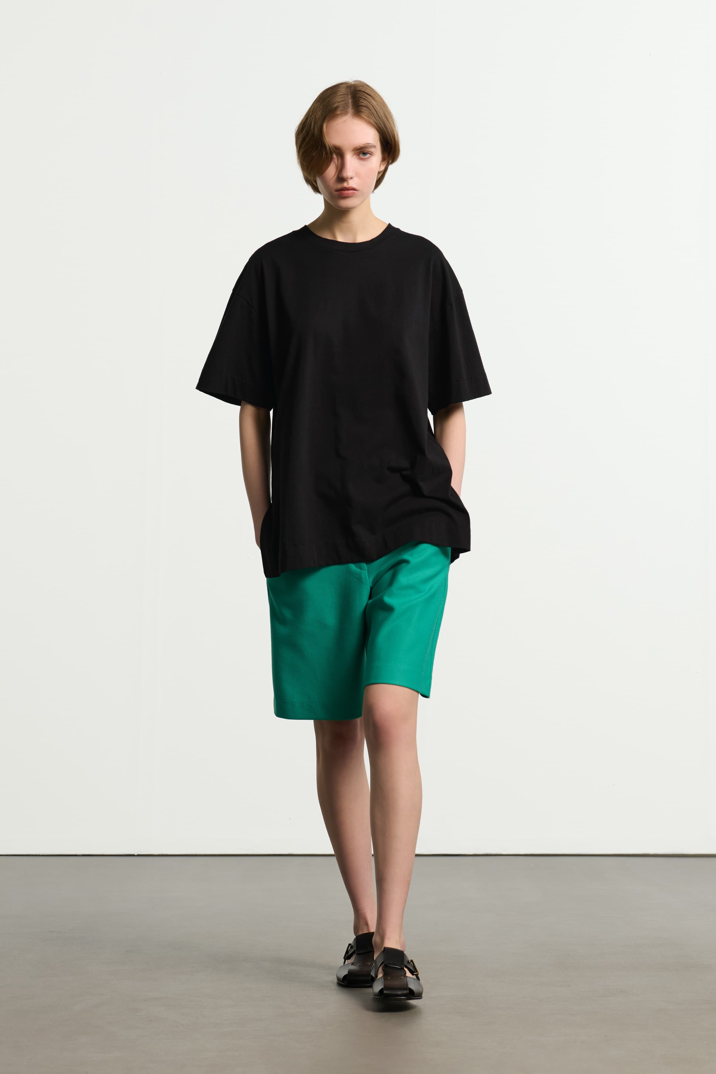 Signature unisex t-shirt - Μαύρο