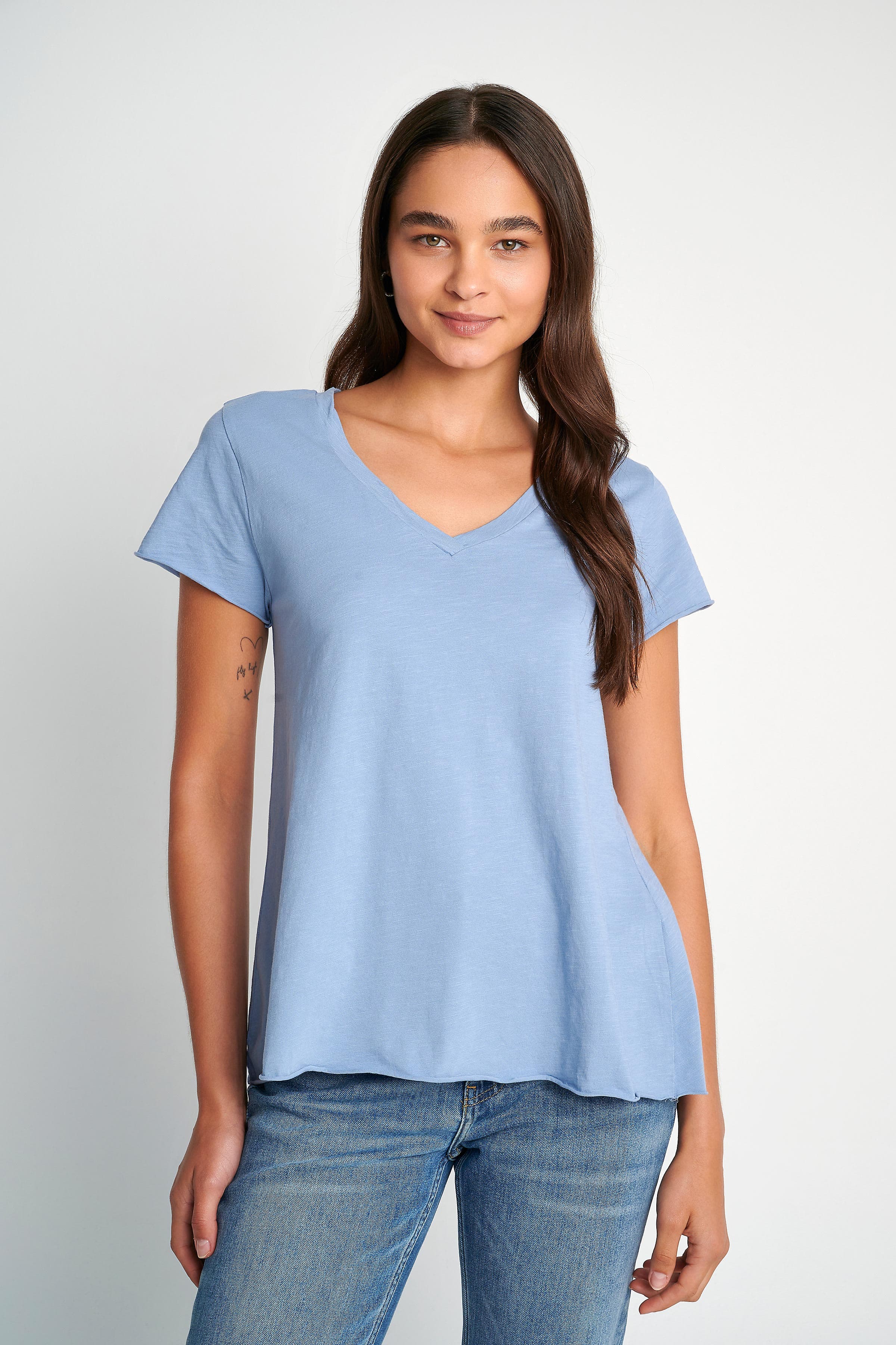 Μπλούζα μονόχρωμη basic - SKY