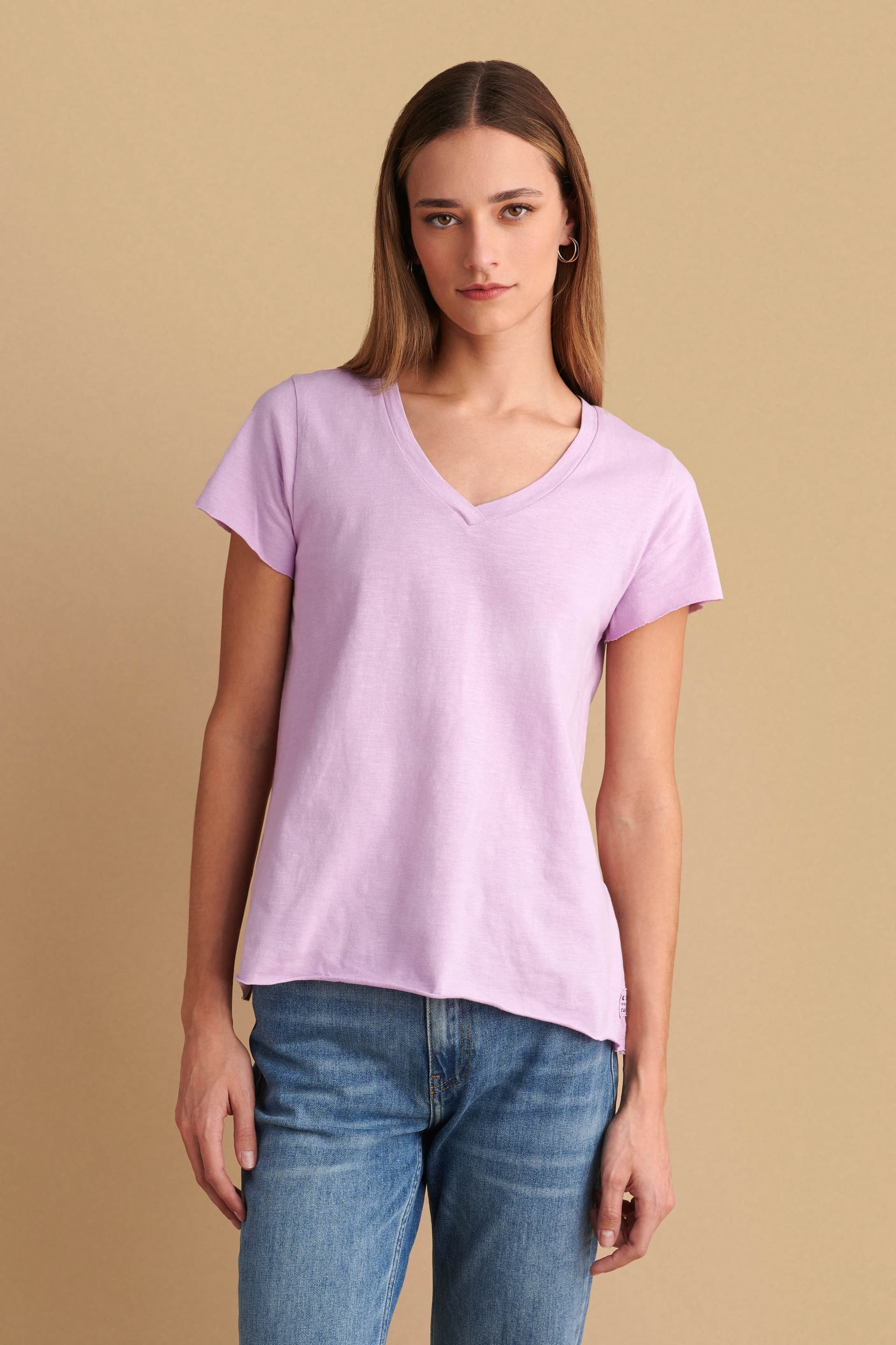 Μπλούζα μονόχρωμη basic - LILAC