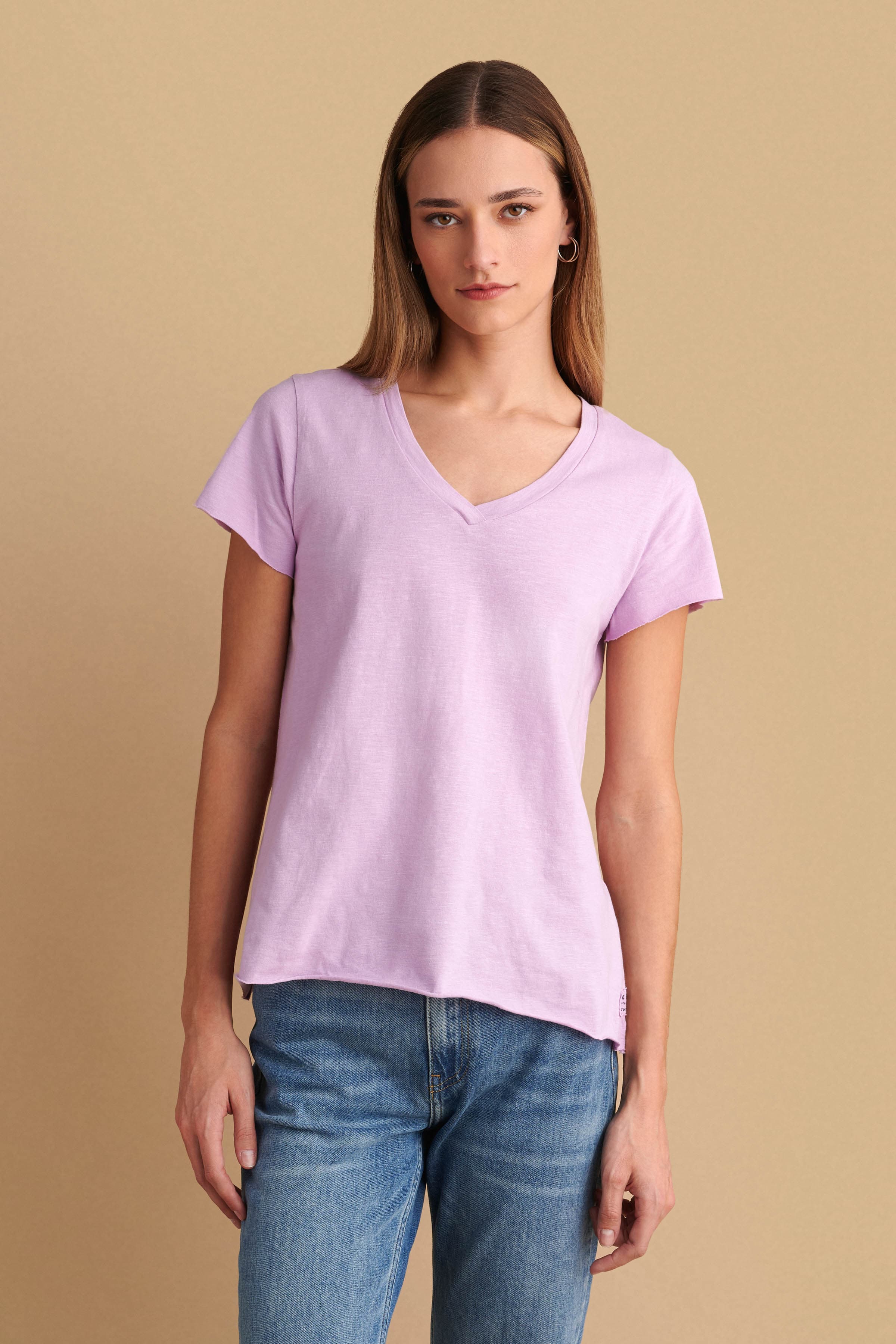 Μπλούζα μονόχρωμη basic - LILAC