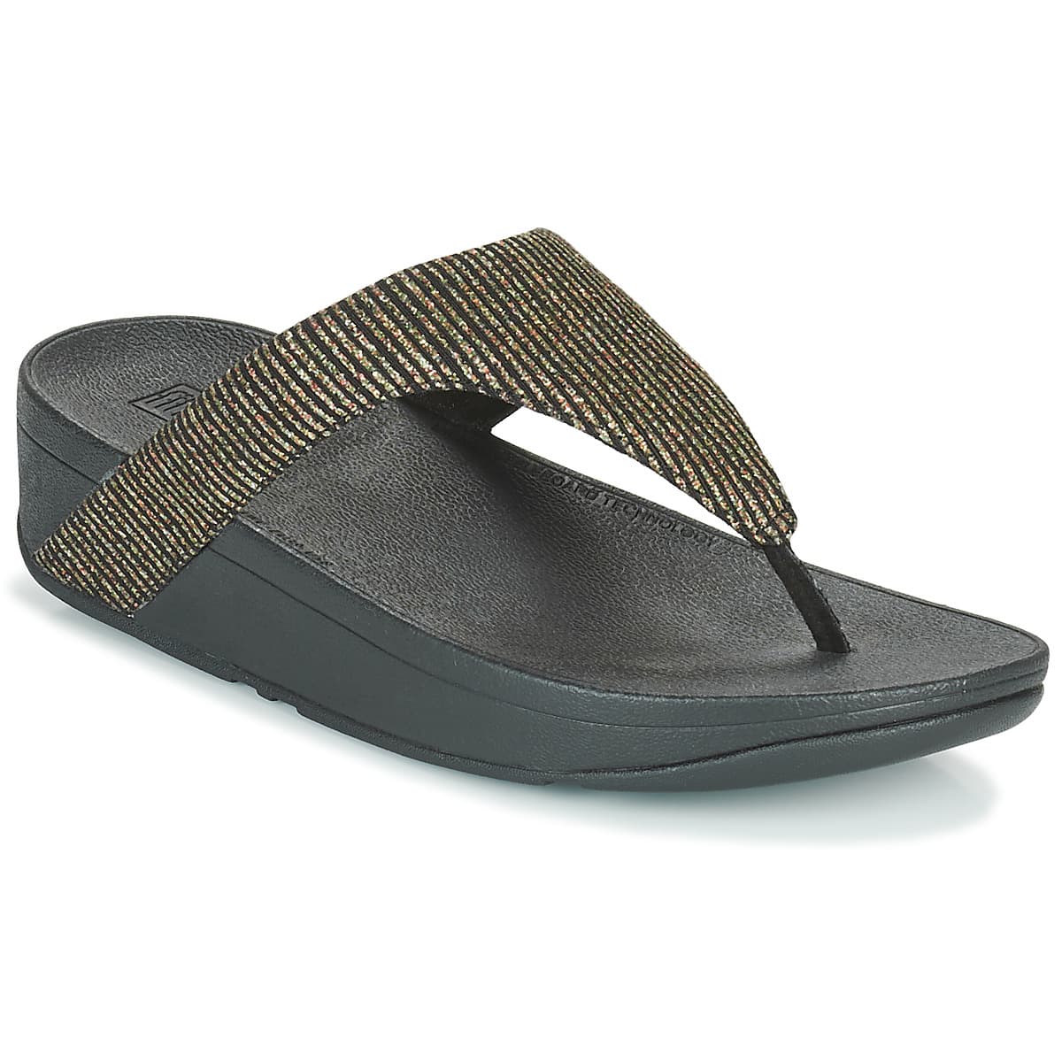 Σαγιονάρες FitFlop LOTTIE GLITTER STRIPE TOE-THONGS