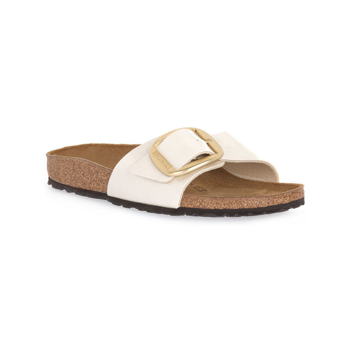 Mules BIRKENSTOCK MADRID BIG BUCKLE PEARL WHITE CALZ S