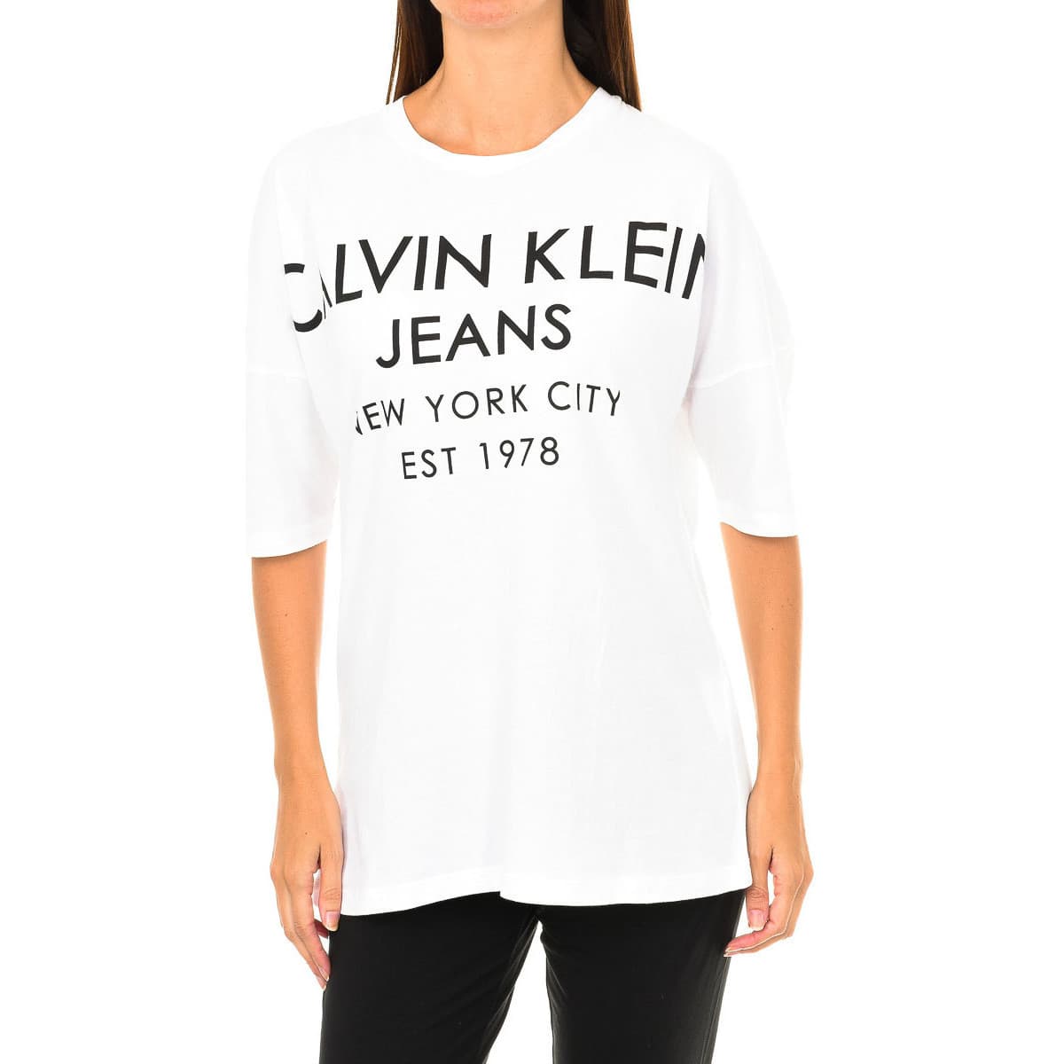 T-shirt με κοντά μανίκια Calvin Klein Jeans J20J204632-112