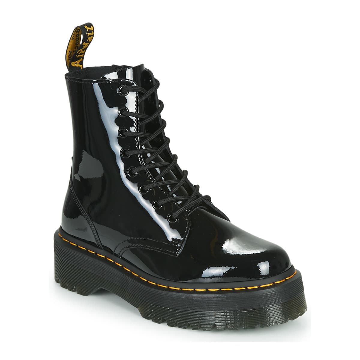 Μπότες Dr. Martens JADON BLACK PATENT LAMPER