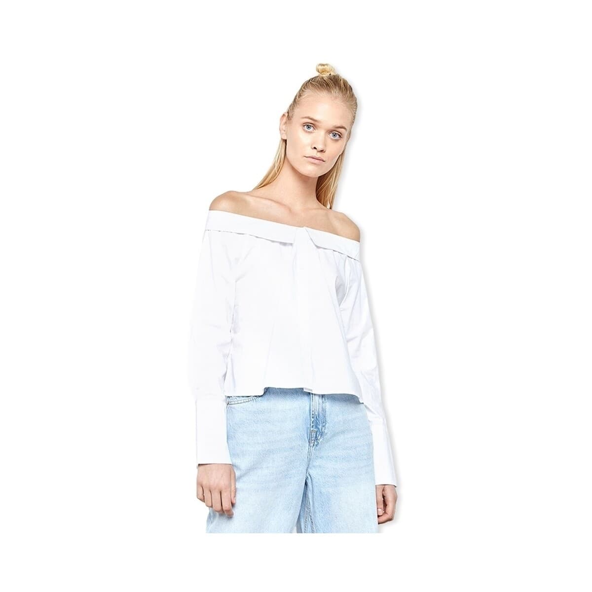 Μπλούζα Only Off Shoulders Bambi Top - Bright White